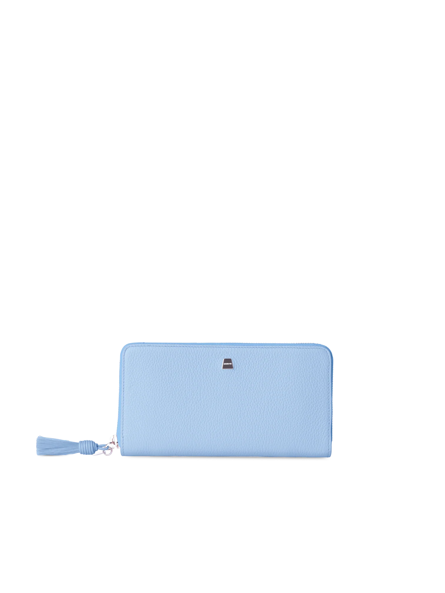 Long Zip Around Wallet in Leather