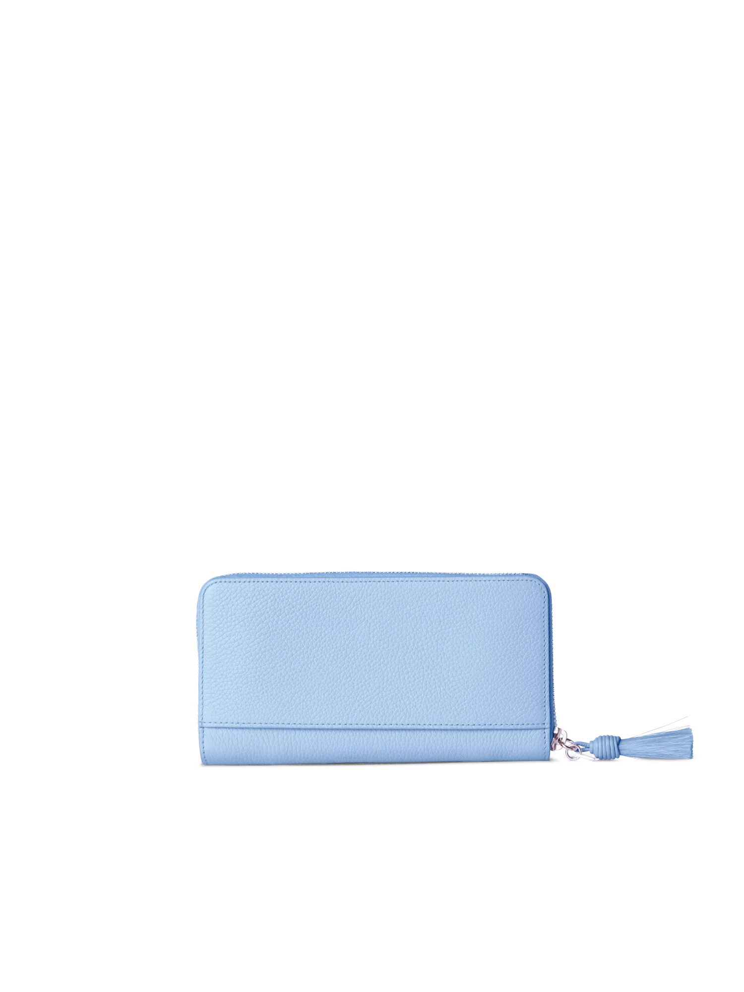 Long Zip Around Wallet in Leather - Image 2