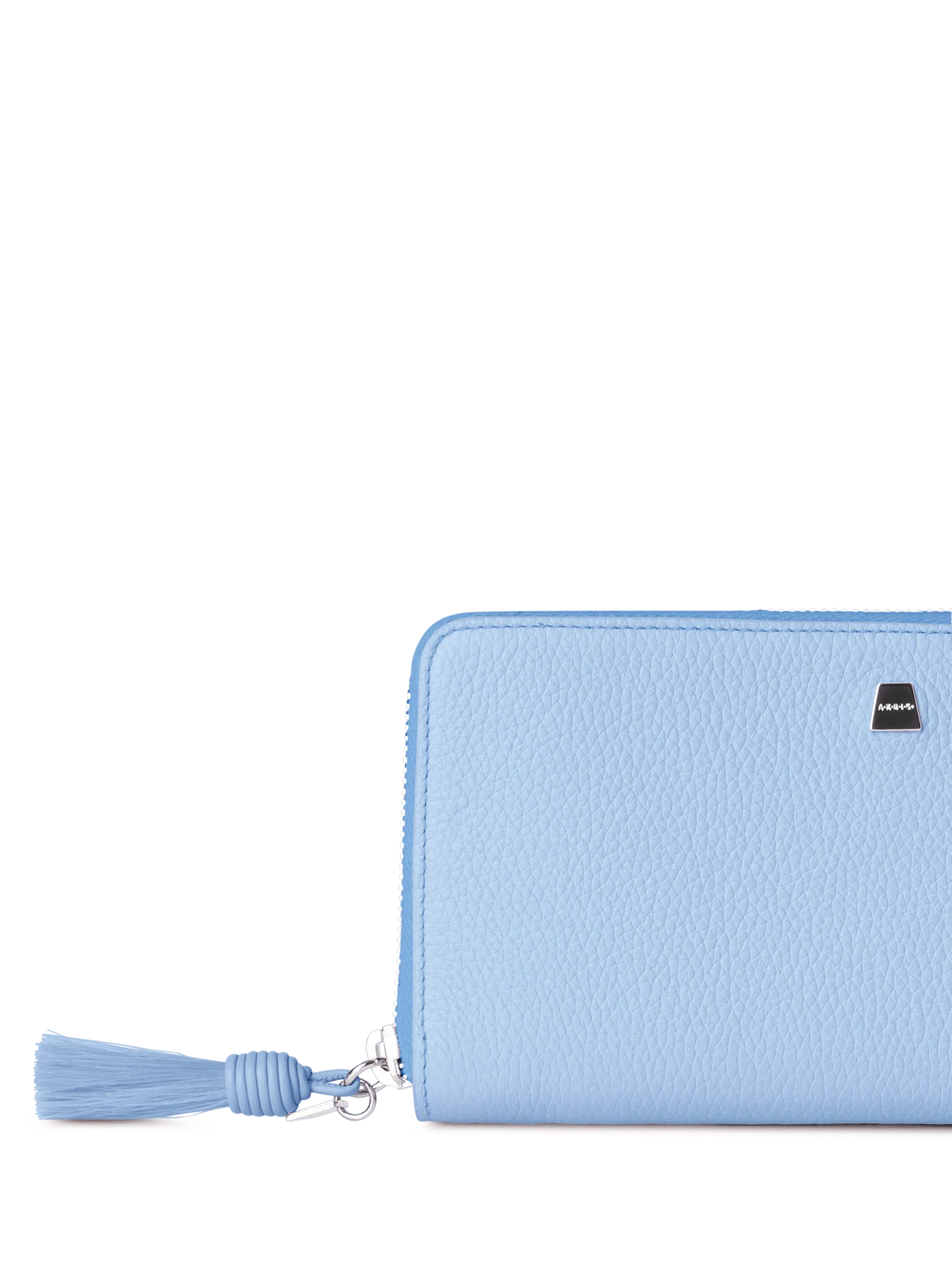 Long Zip Around Wallet in Leather - Image 4