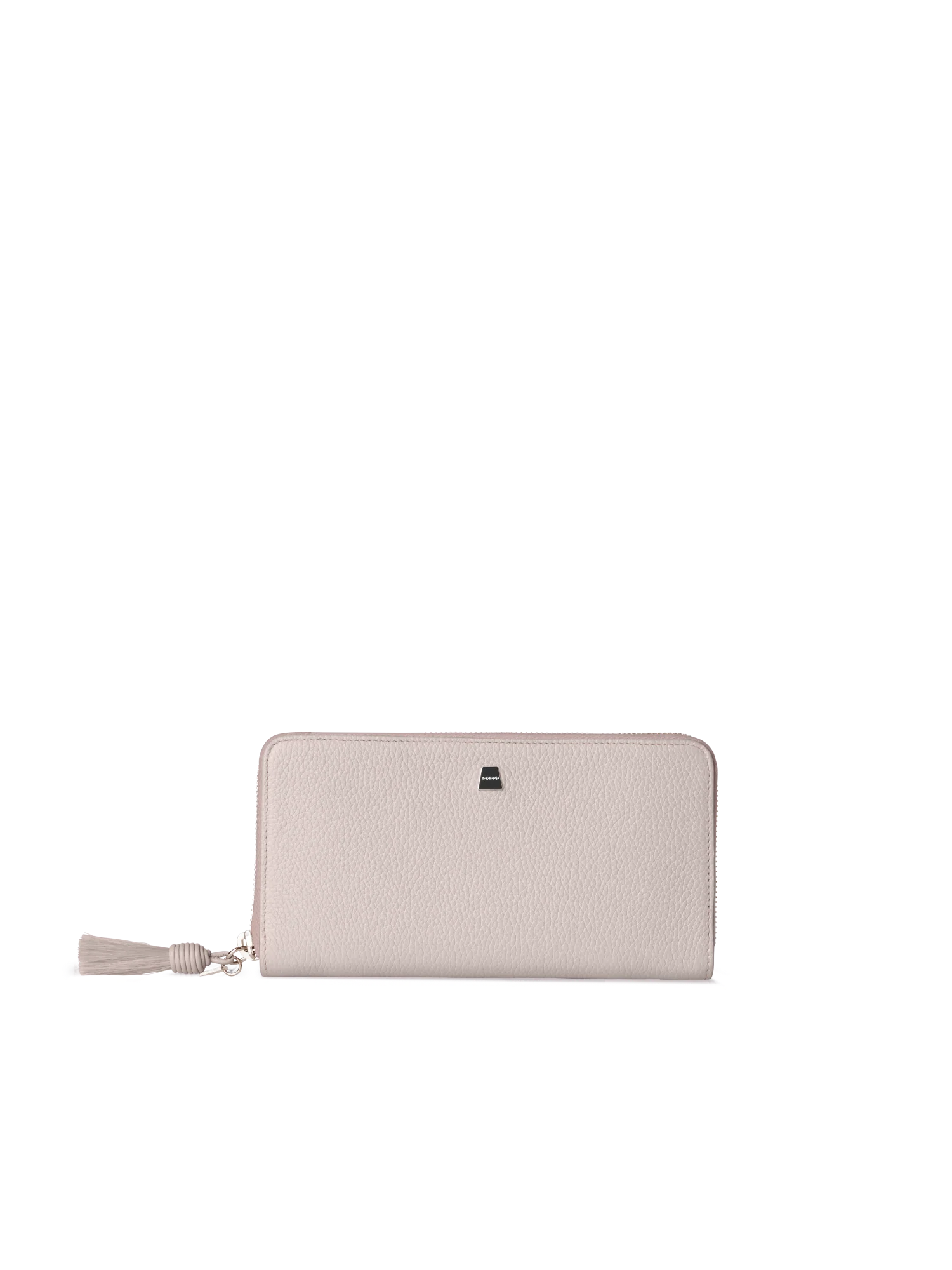 Long Zip Around Wallet in Leather