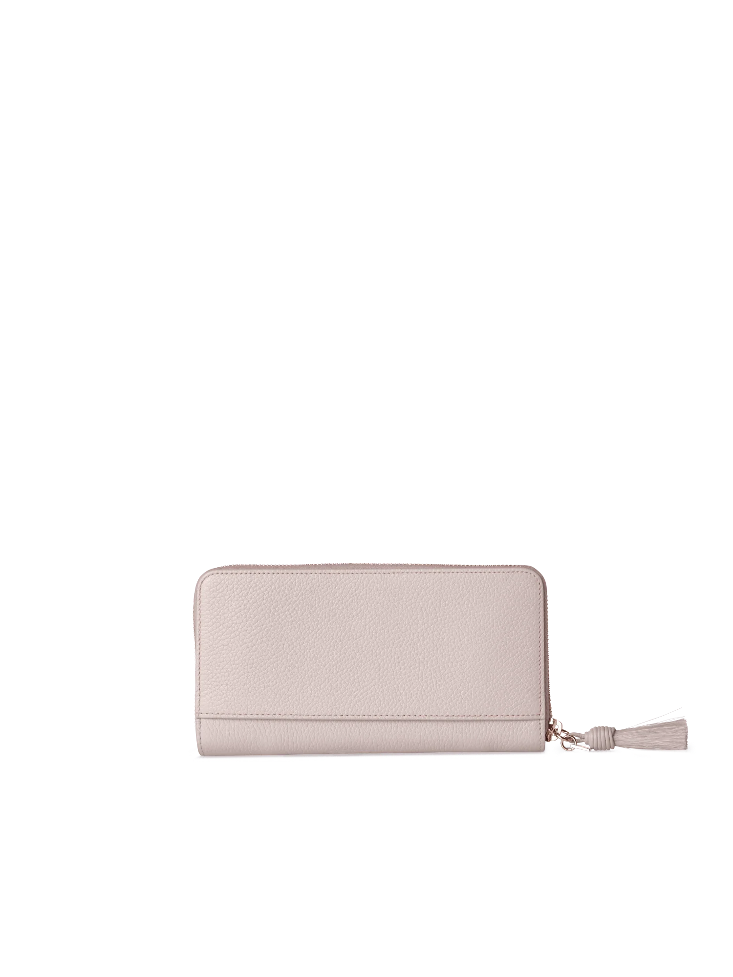 Long Zip Around Wallet in Leather - Image 2