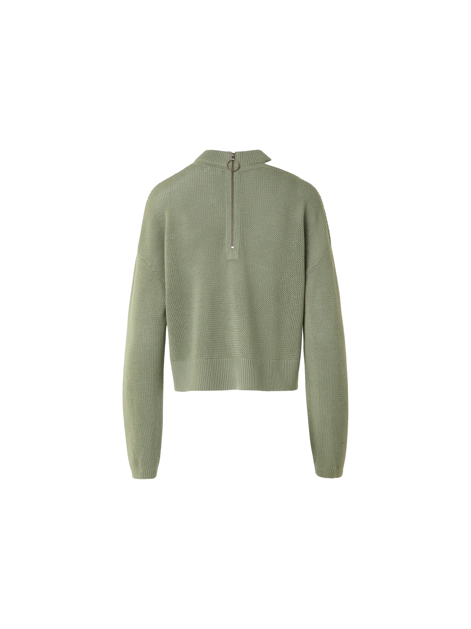 Merino Wool Sweater with Shoulder Cut-Out - Image 4