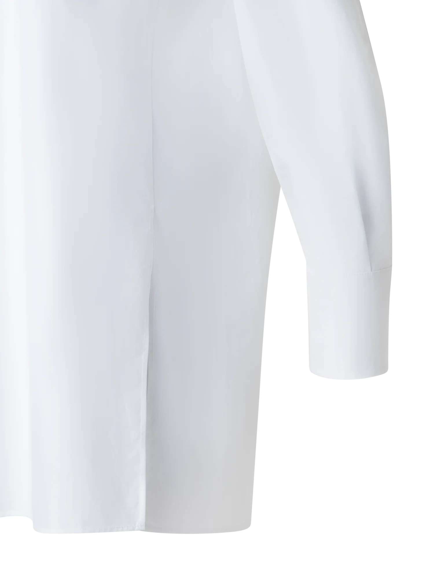 Oversized Shirt in Pleated Cotton Voile - Image 3