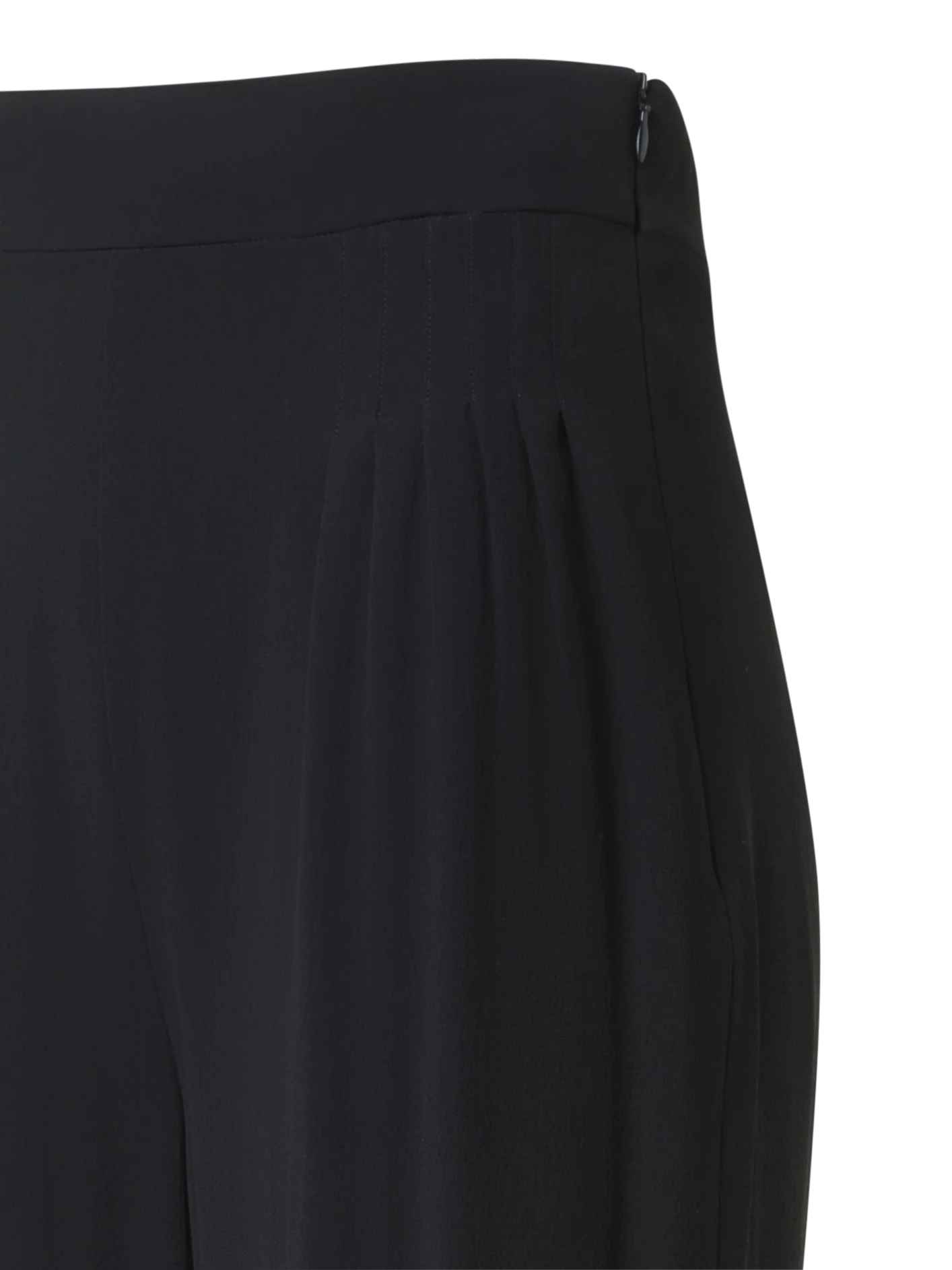Palazzo Silk Pants with Side Slits - Image 3