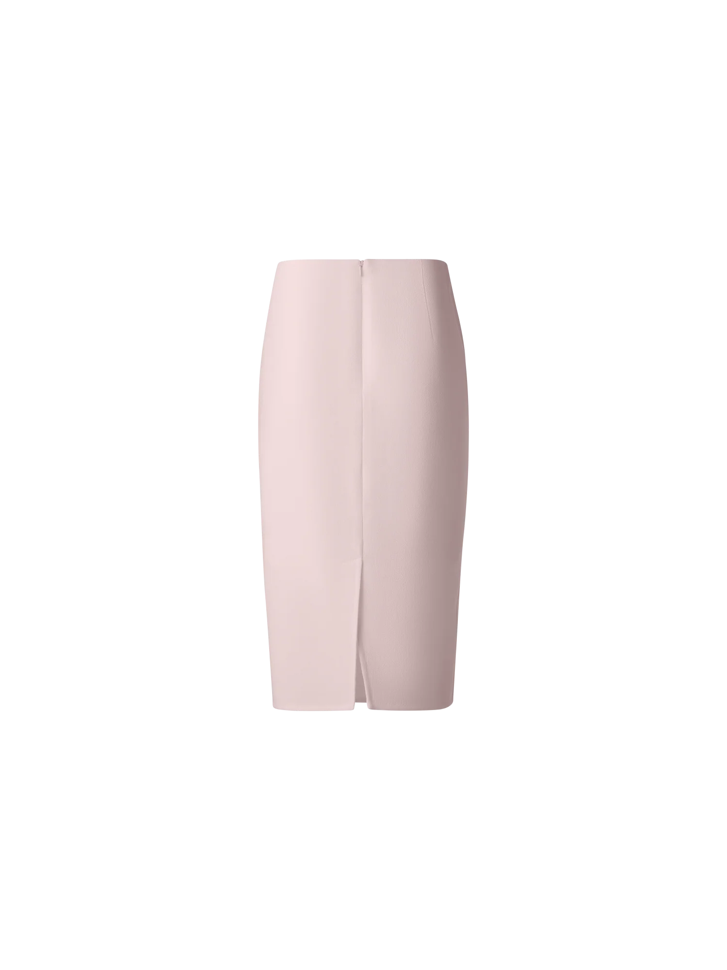 Pencil Skirt in Wool Crêpe Double-Face - Image 3