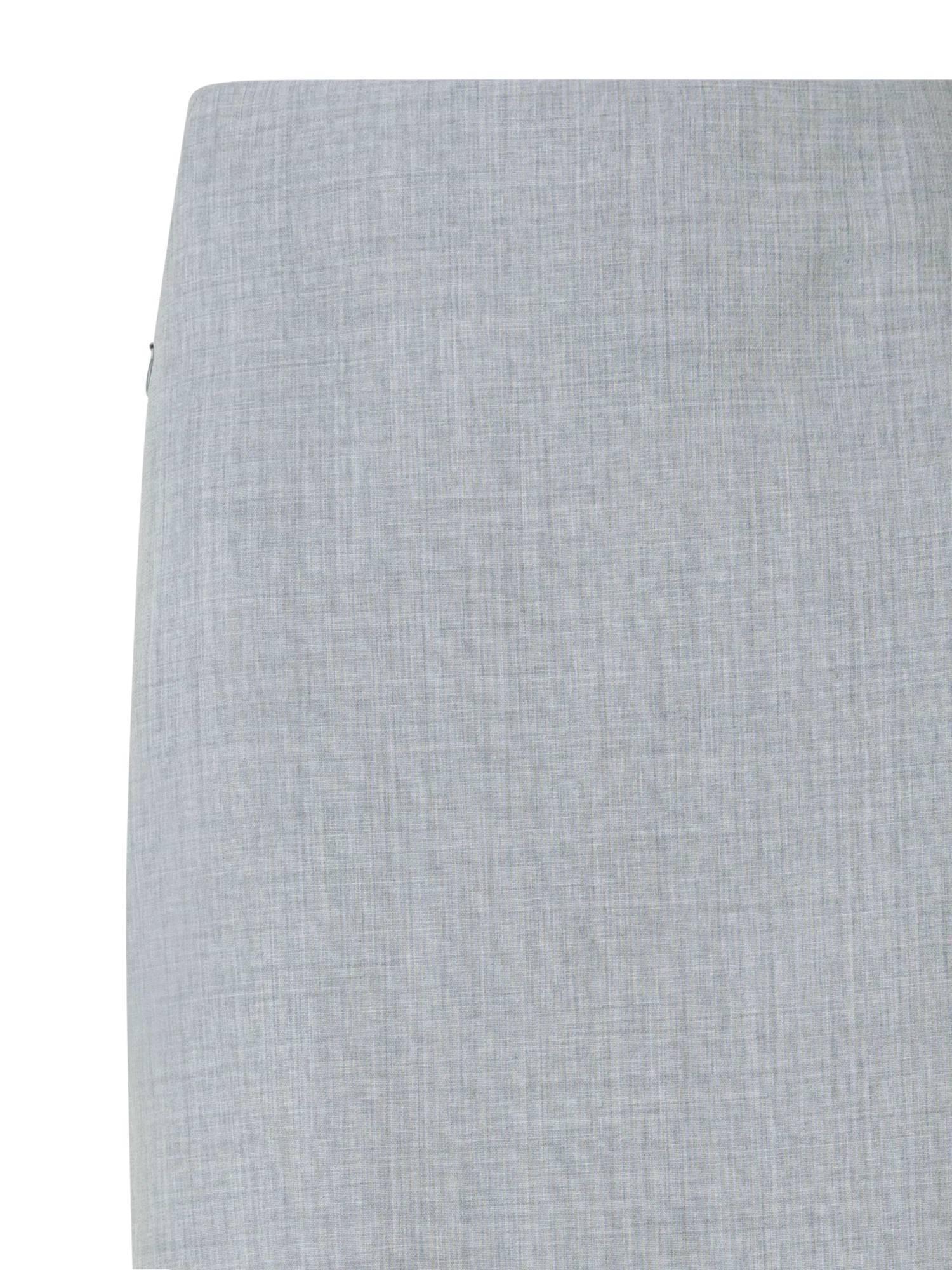 Wool Double-Face Pencil Skirt with Zip Pockets - Image 4
