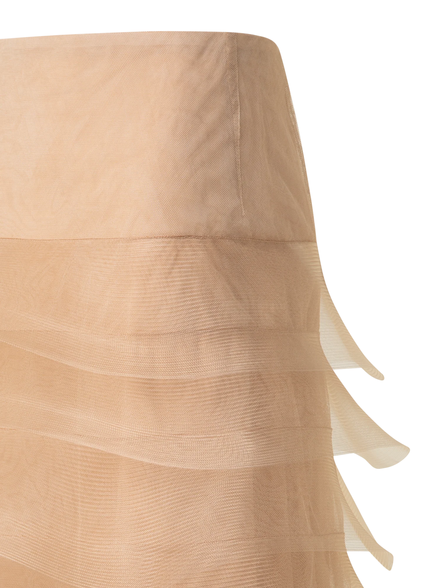 Pencil Skirt with Tulle Waves - Image 3