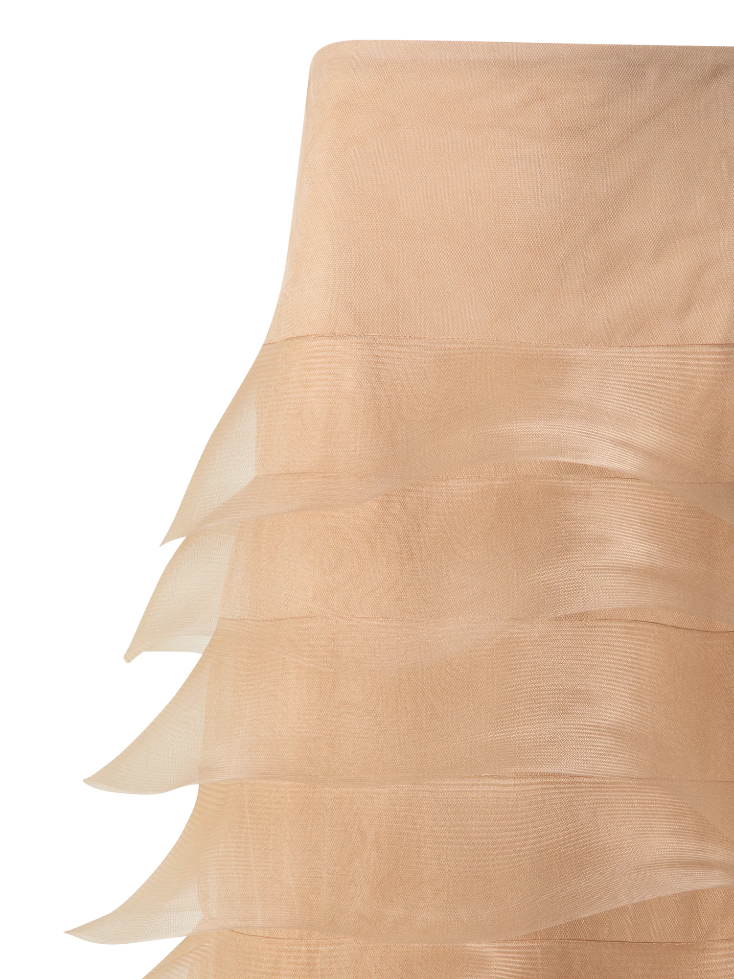 Pencil Skirt with Tulle Waves - Image 5