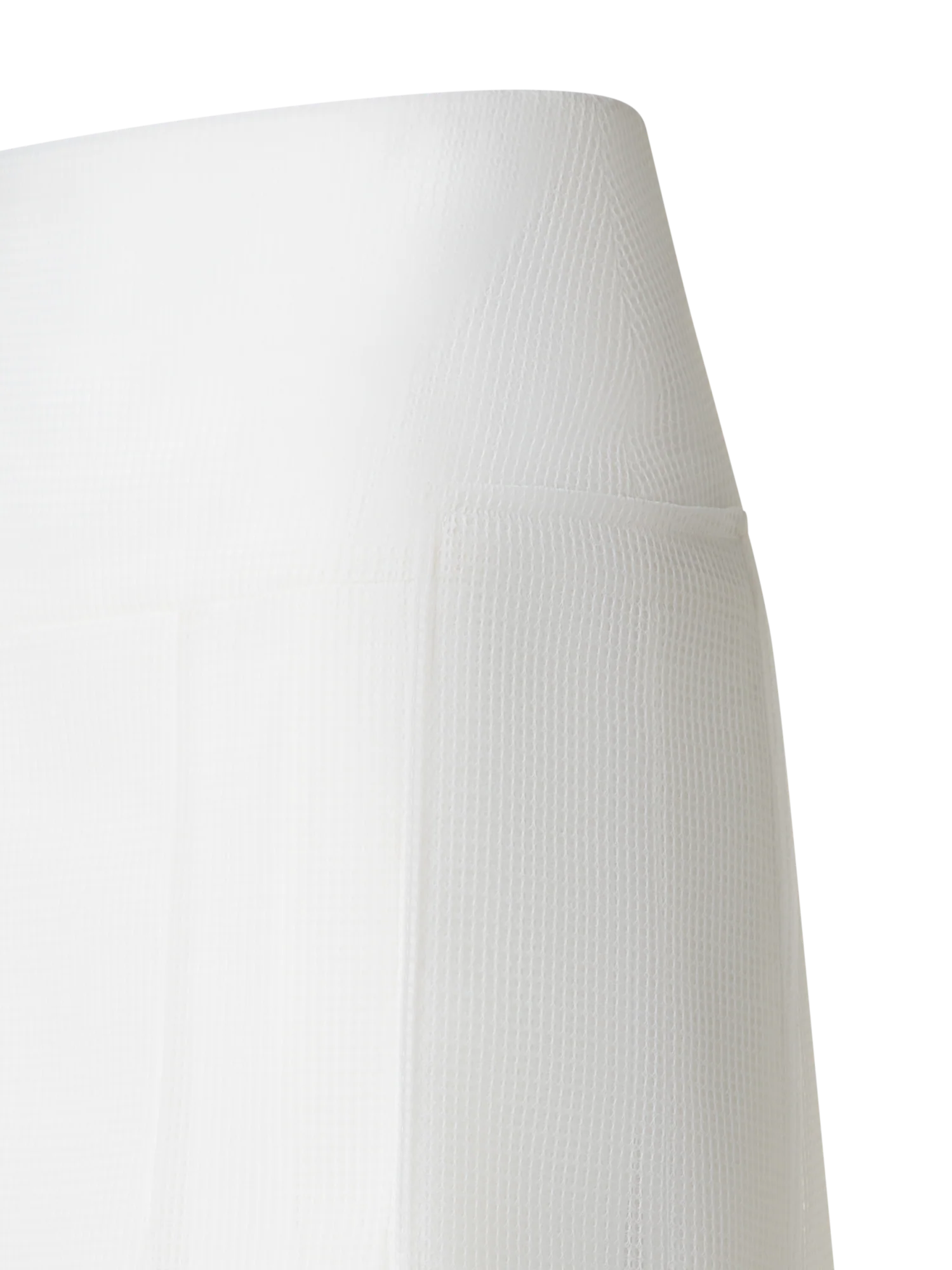 Pleated Midi Skirt in Lined Techno Grid - Image 3