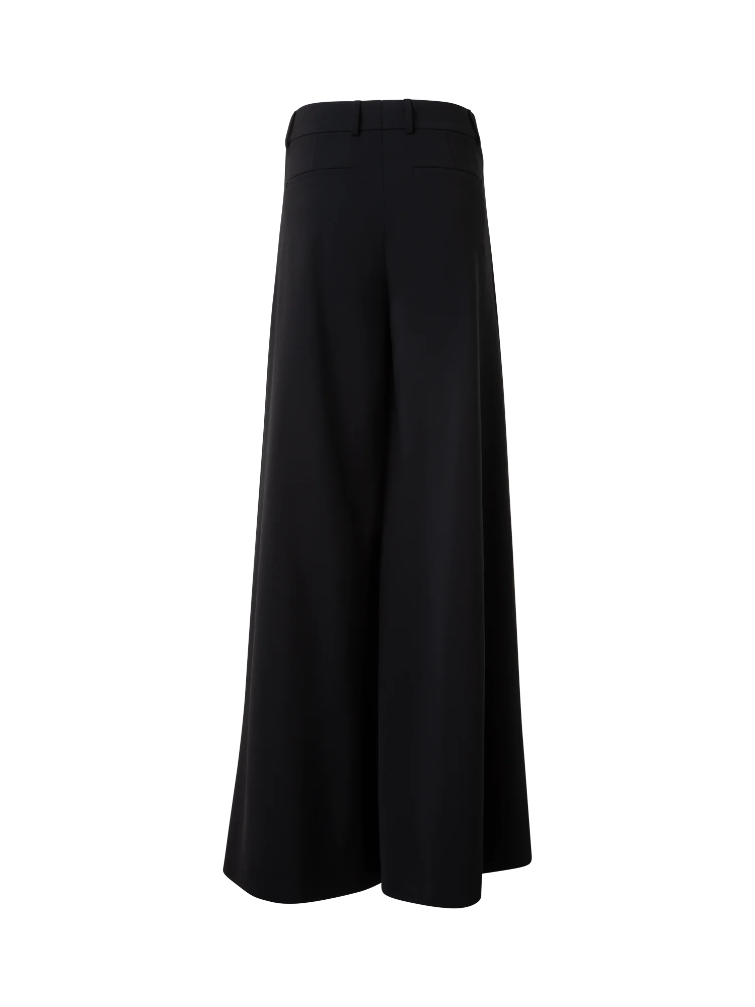 Extra Wide Palazzo Wool Stretch Twill Pants - Image 4