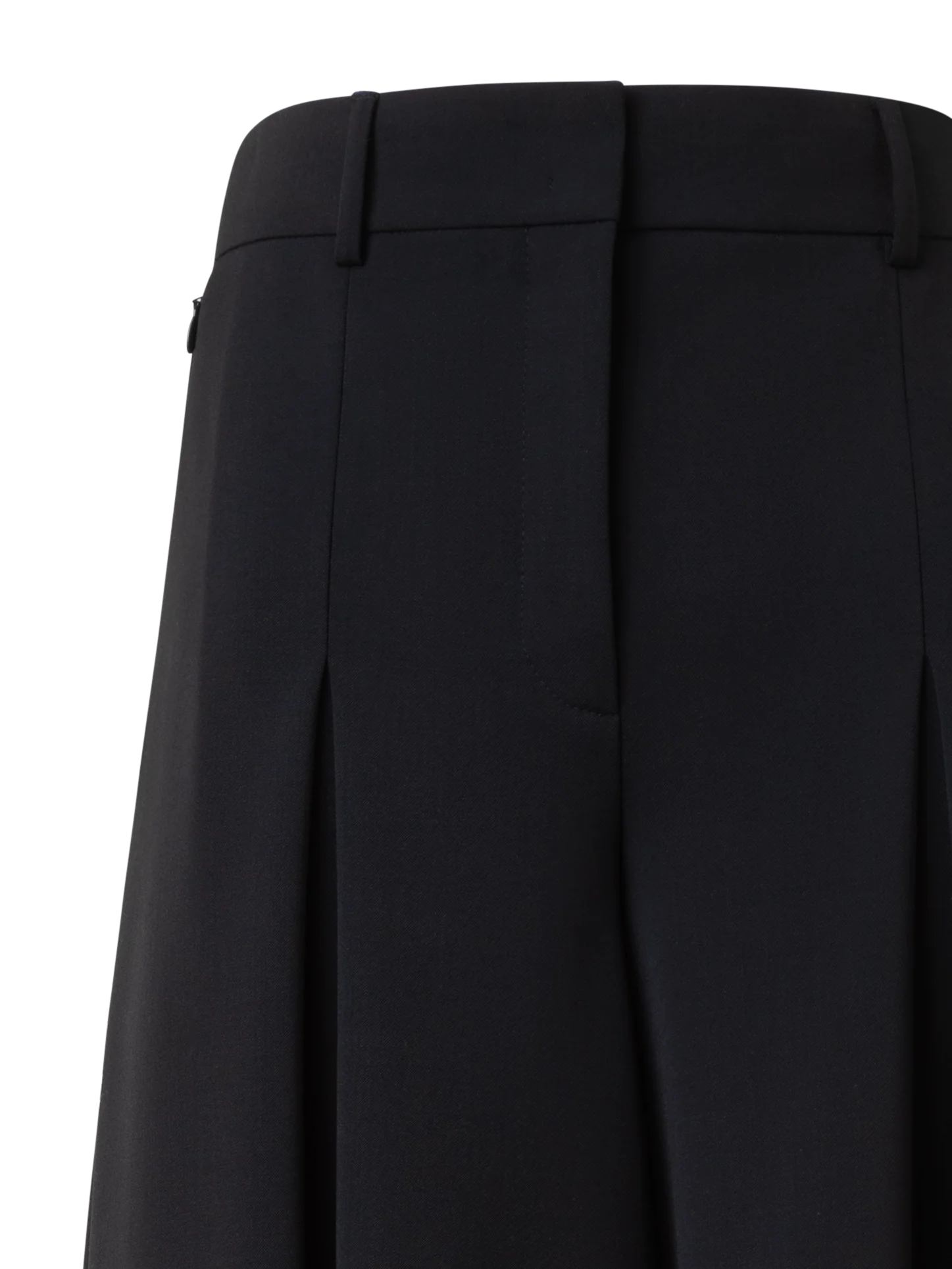Extra Wide Palazzo Wool Stretch Twill Pants - Image 5