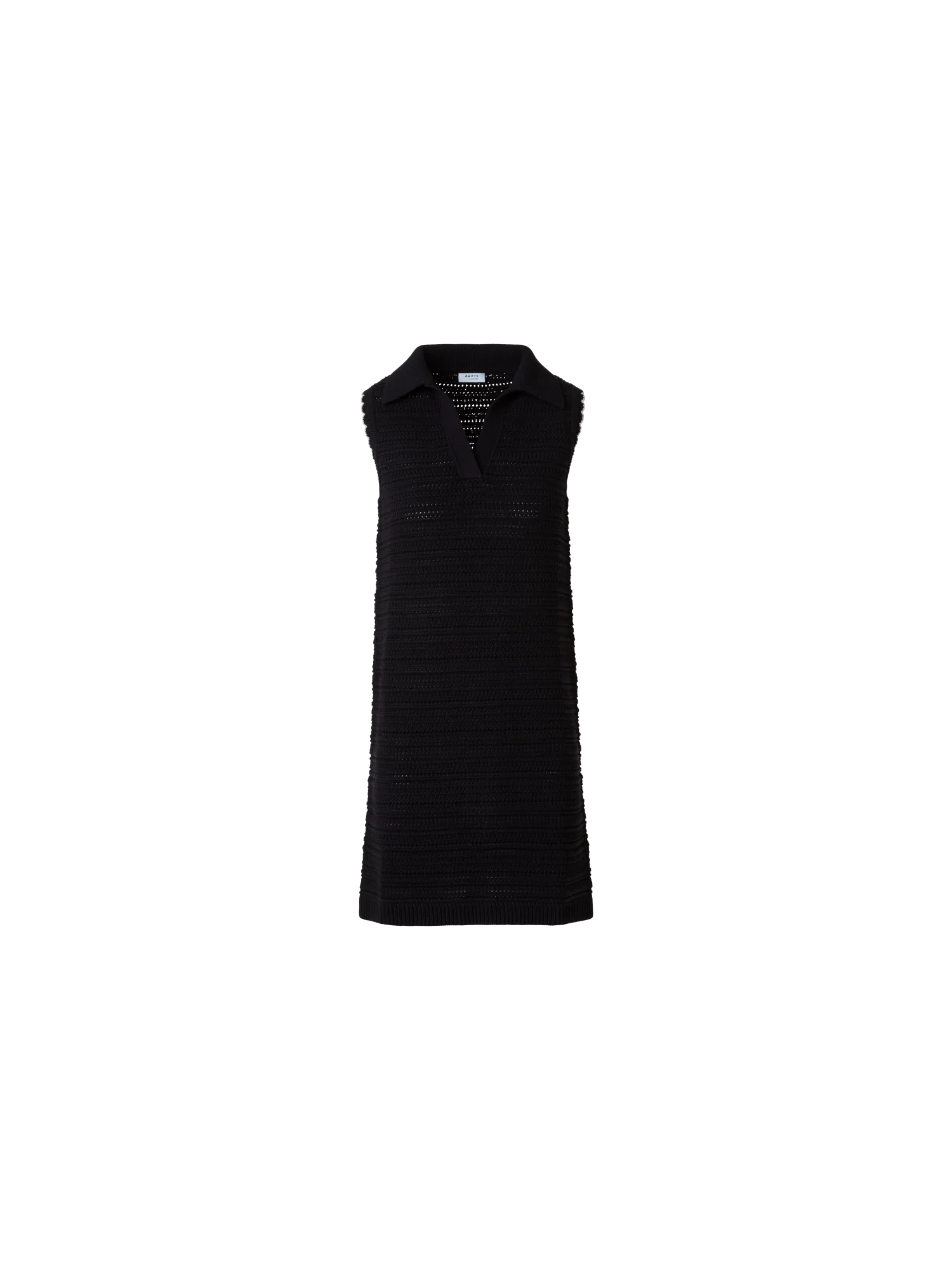 Polo Knit Dress in Chunky Knit Cotton