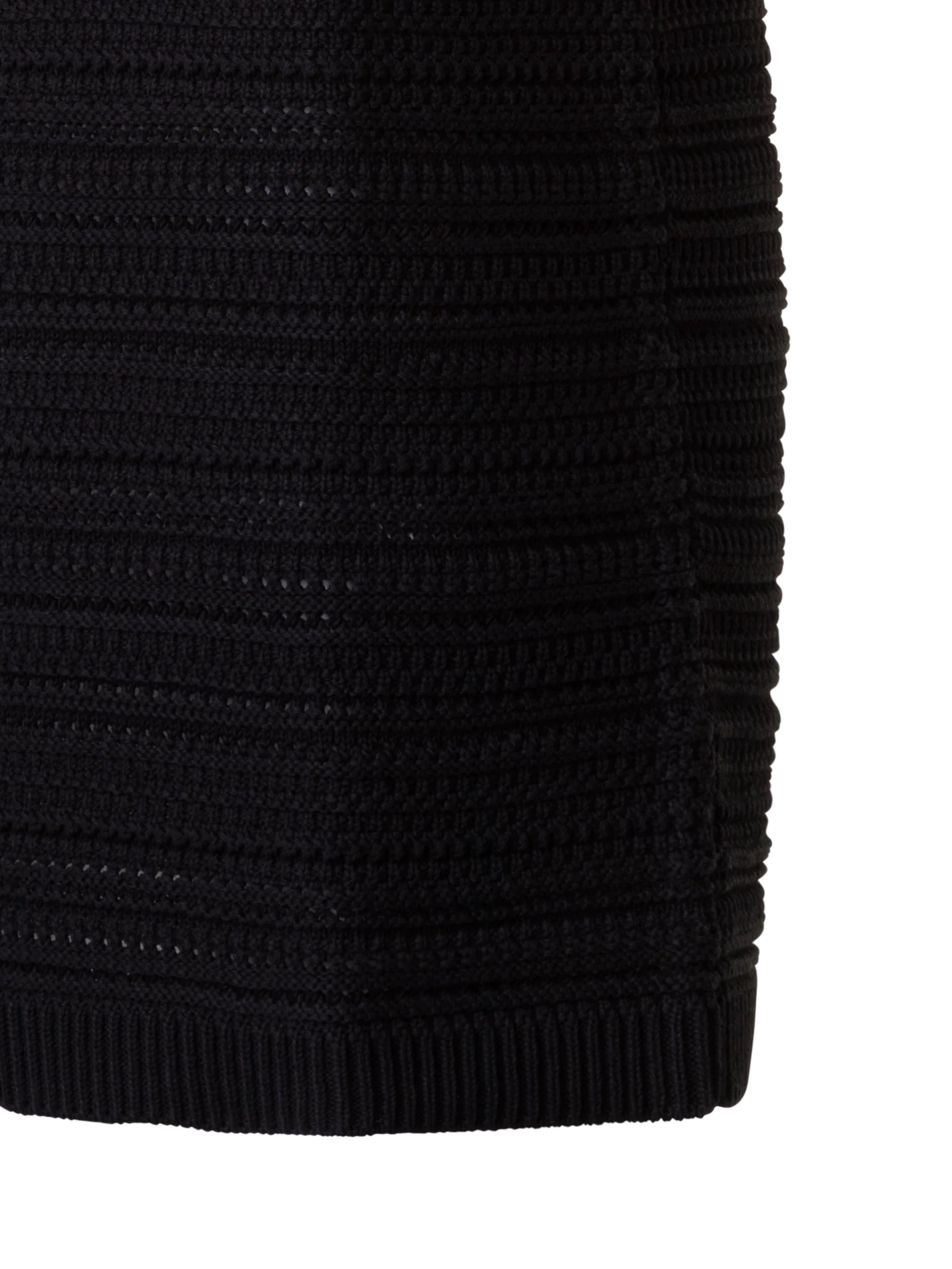 Polo Knit Dress in Chunky Knit Cotton - Image 2