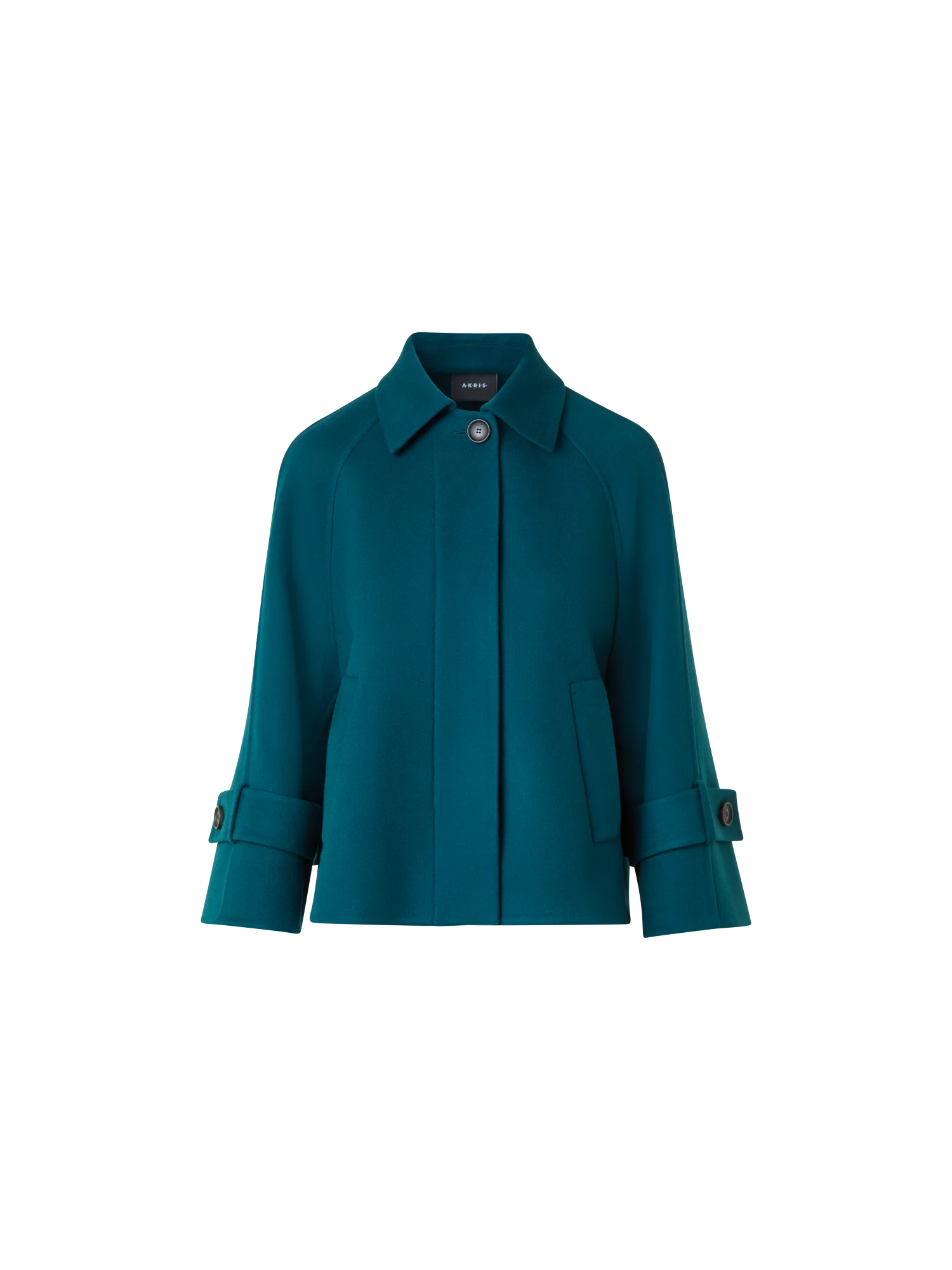 Pure Cashmere Double-Face A-Line Jacket