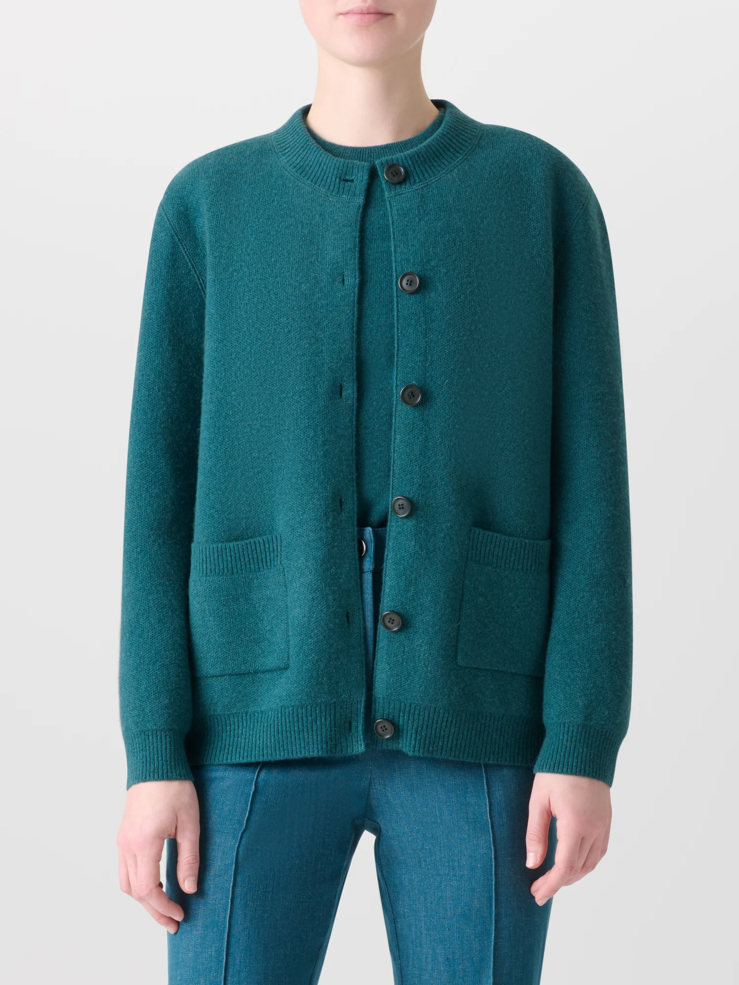 Pure Cashmere Relaxed Cardigan - Image 2