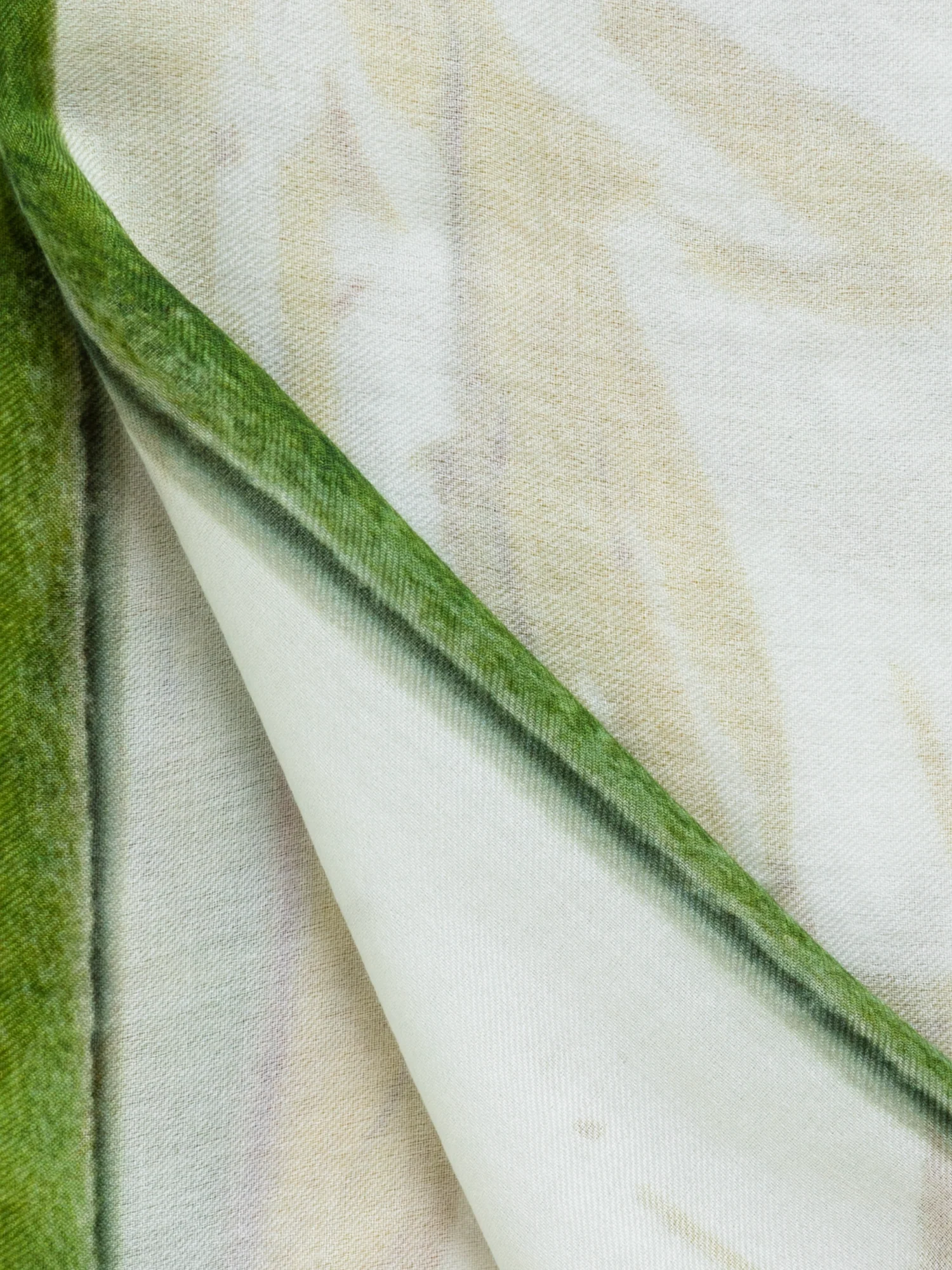 Scarf Cashmere Silk Scattered Calendula Print - Image 2