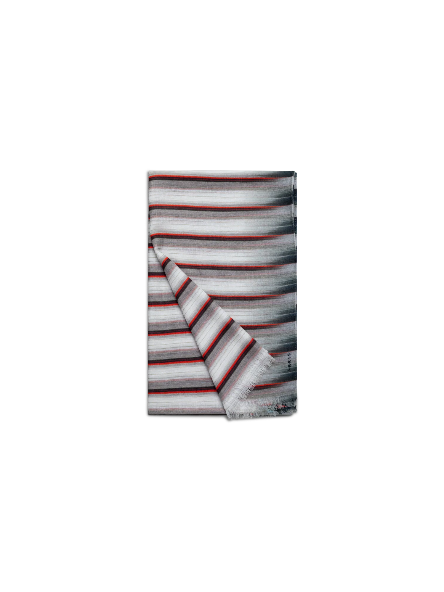 Cashmere Silk Scarf with Formula One Print - Image 3