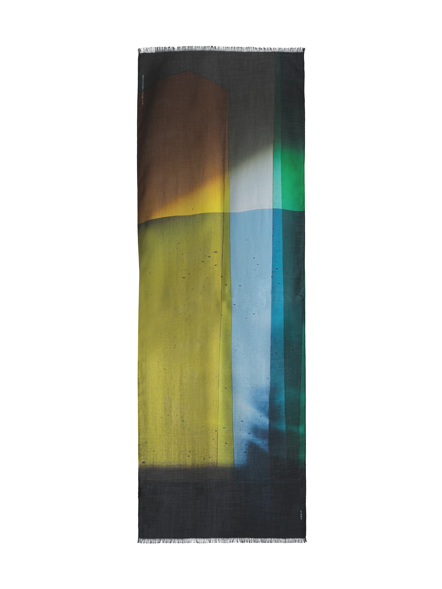Cashmere Silk Mimosa Liquid Light Print Scarf