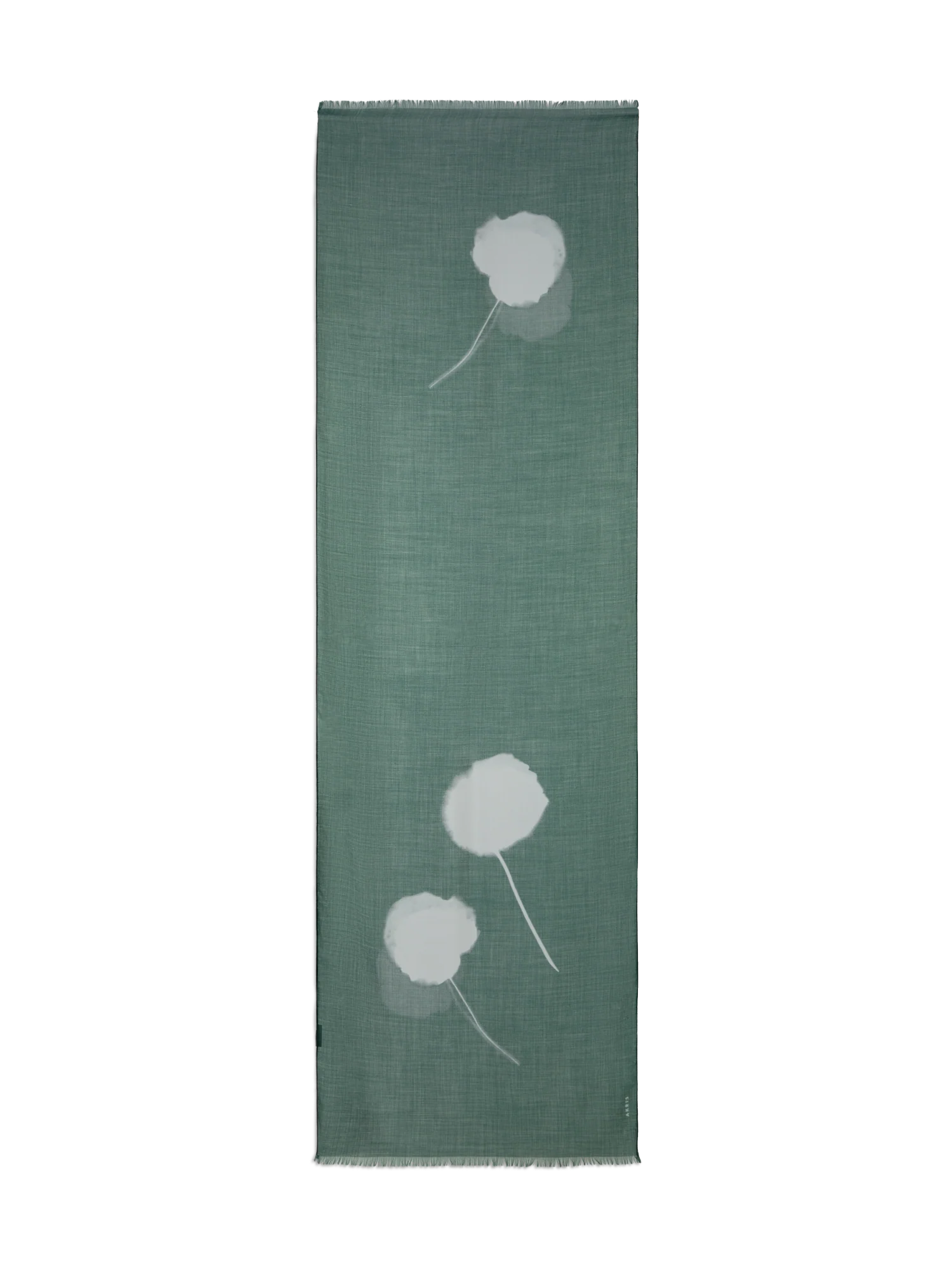 Scarf in Cashmere Silk with Dandelion Print