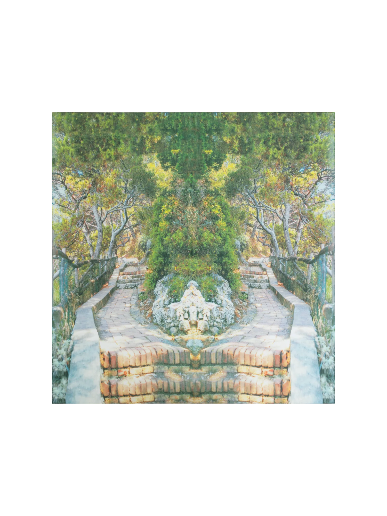 Scarf in Cotton and Silk with Via Krupp Print