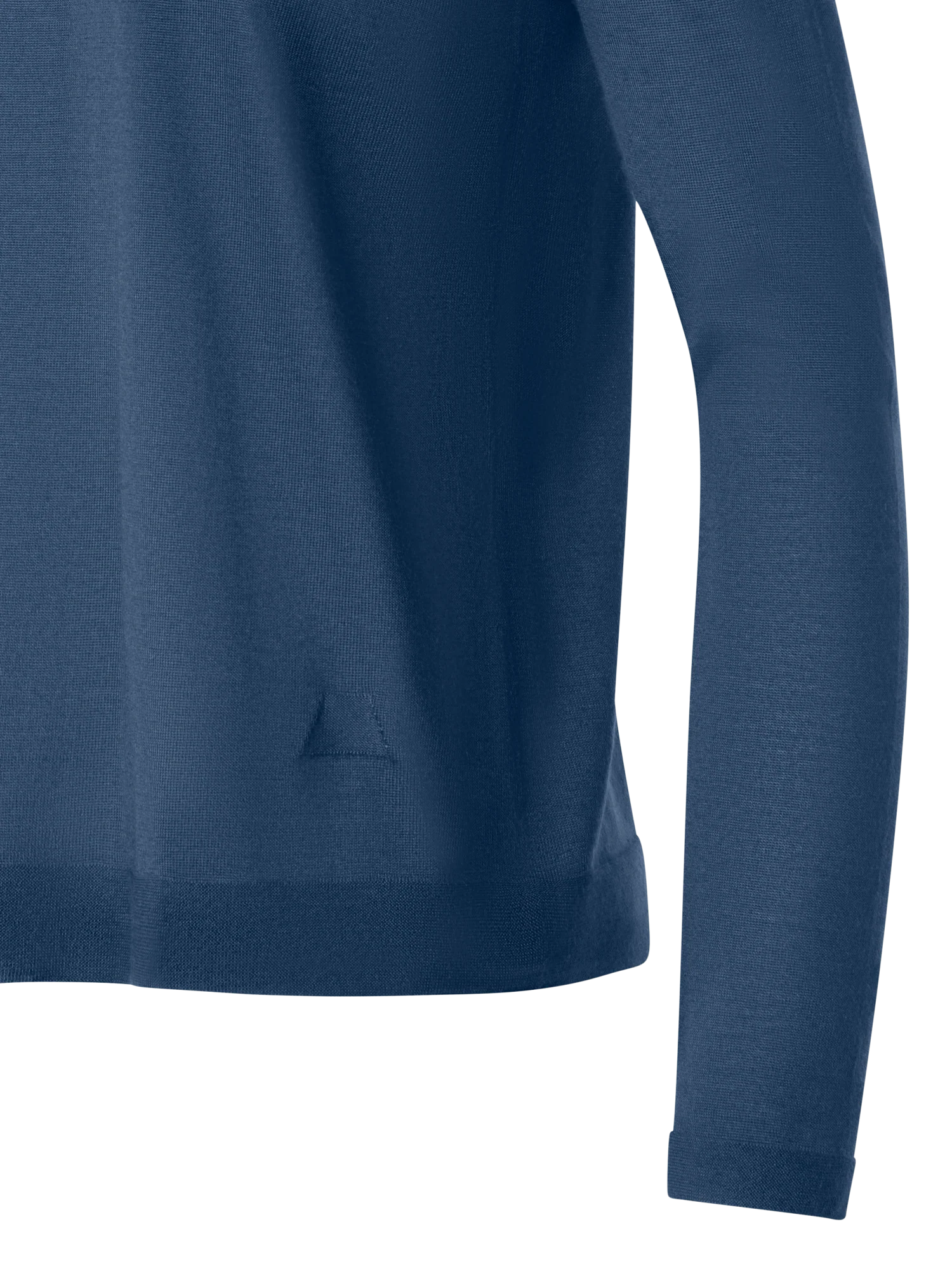 Seamless Crew Neck Sweater in Cashmere Silk - Image 2