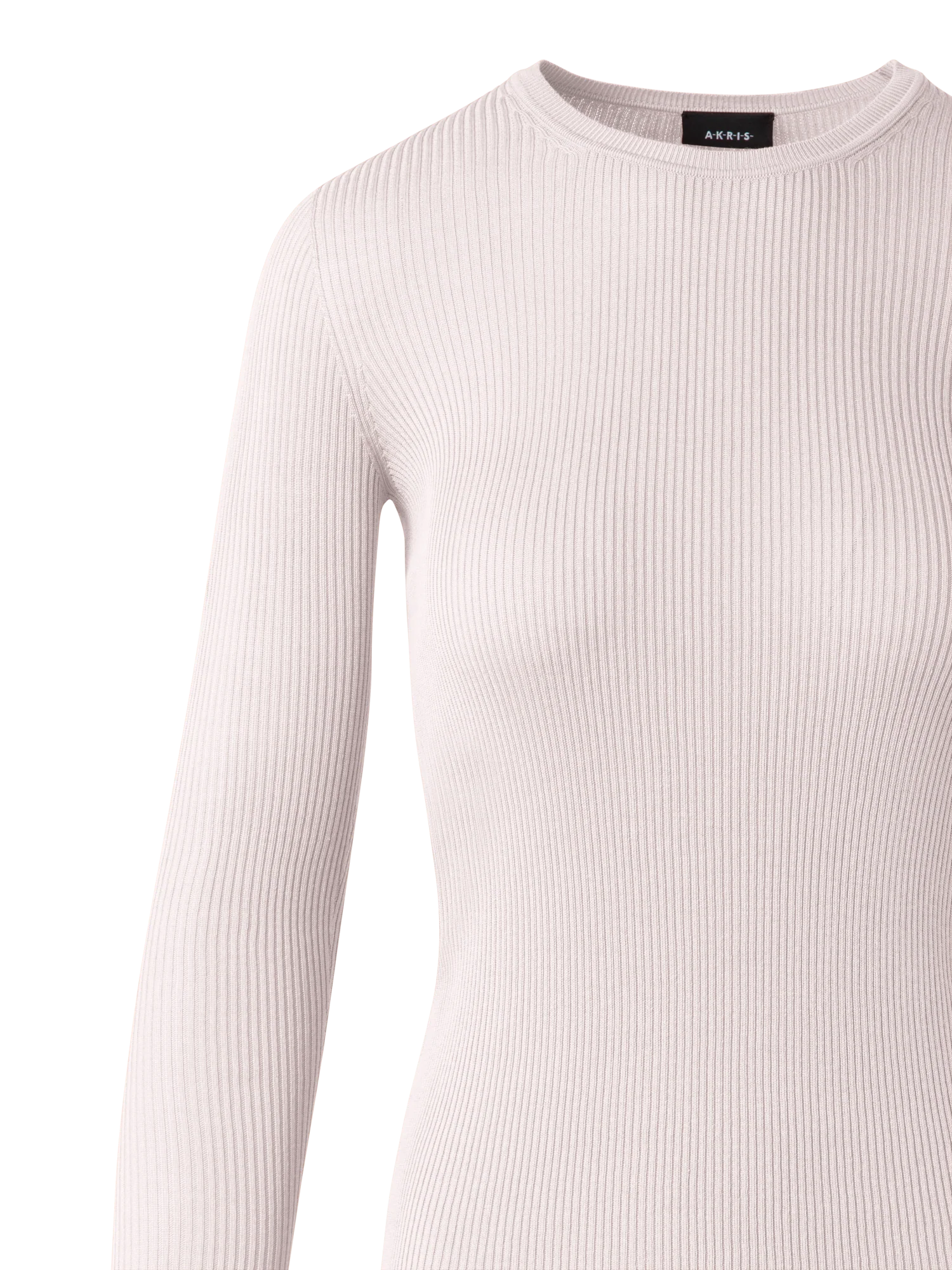 Seamless Silk Cotton Knit Sweater - Image 4