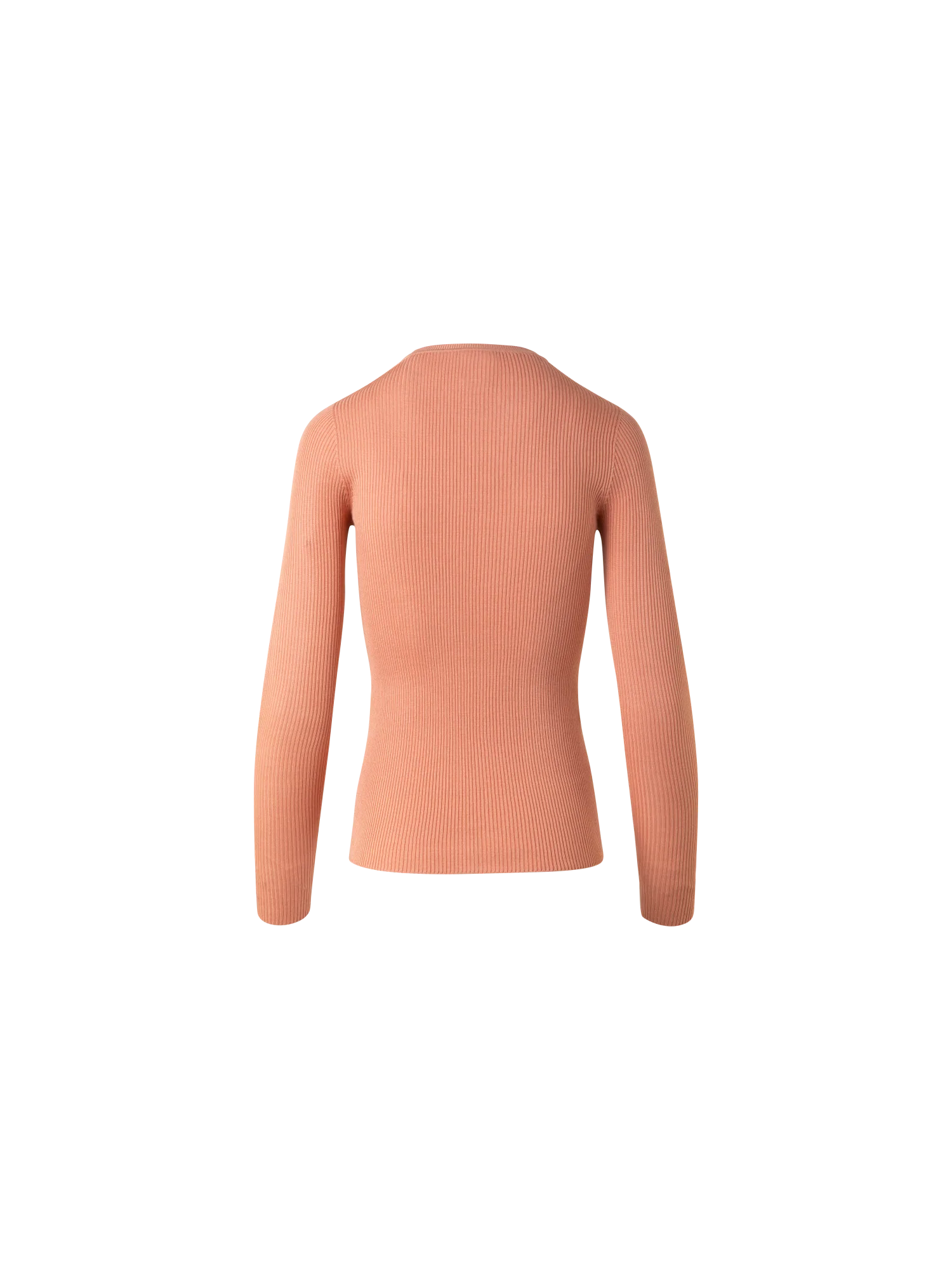 Seamless Silk Cotton Knit Sweater - Image 3