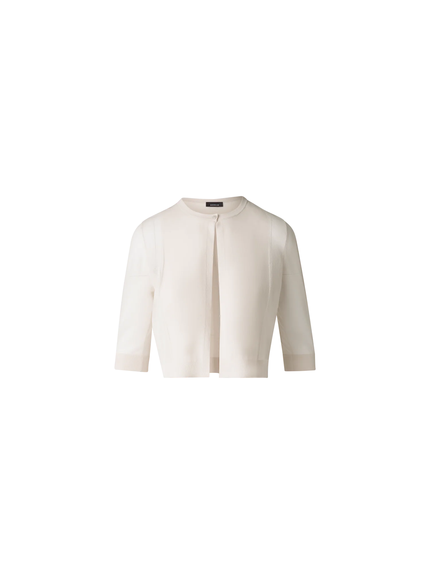 Semi-Sheer Short Knit Cardigan