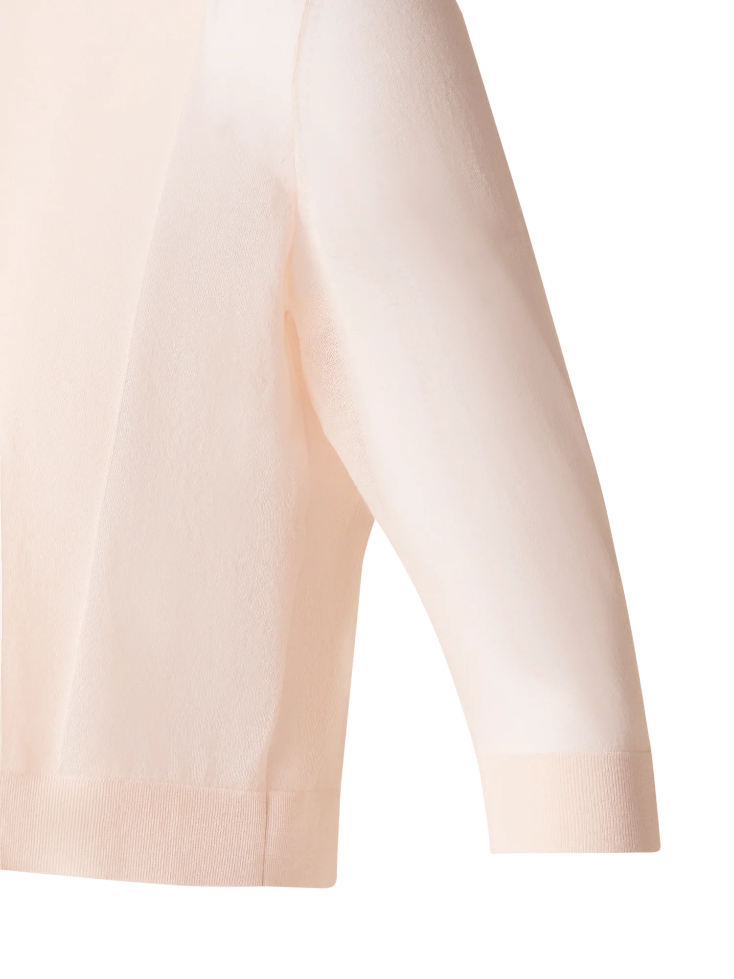 Semi-Sheer Short Knit Cardigan - Image 2