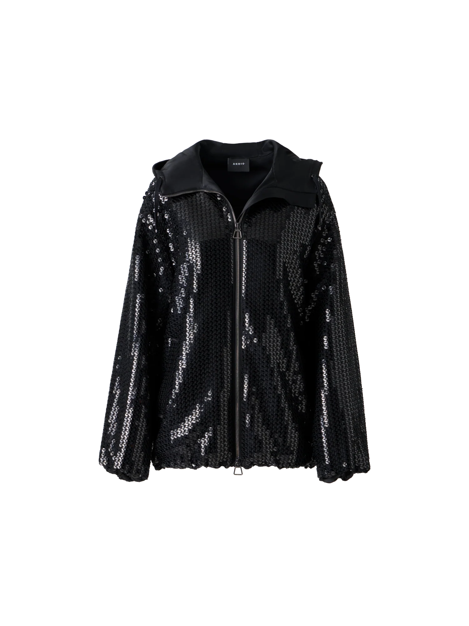 Sequin Chiffon Hooded Parka - Image 7
