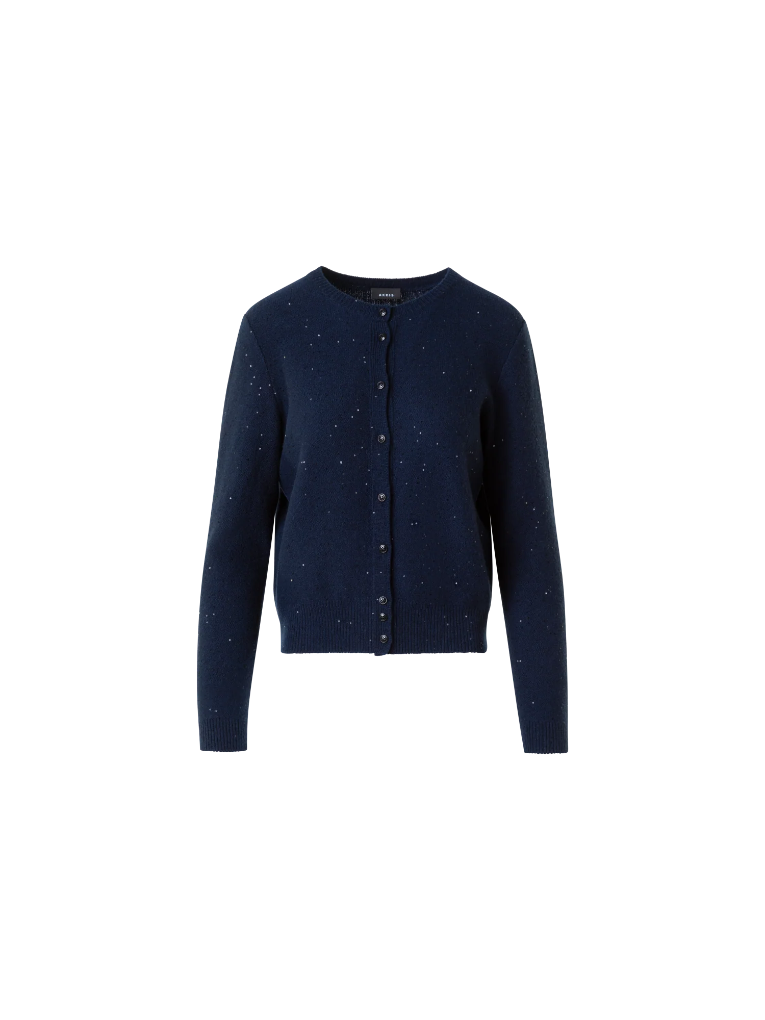 Sequin Wool Cashmere Knit Cardigan