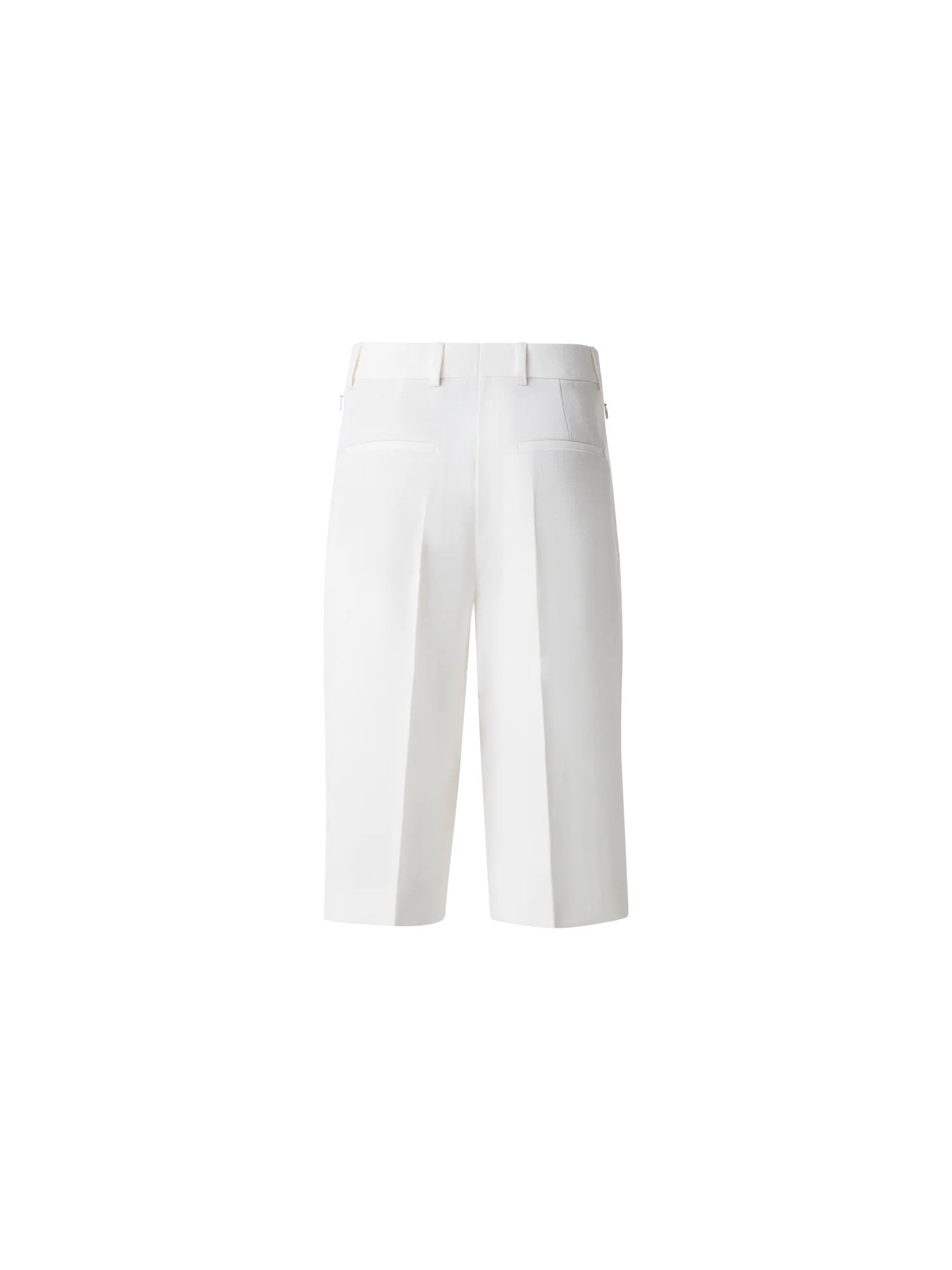 Shantung Silk Bermuda Shorts - Image 4