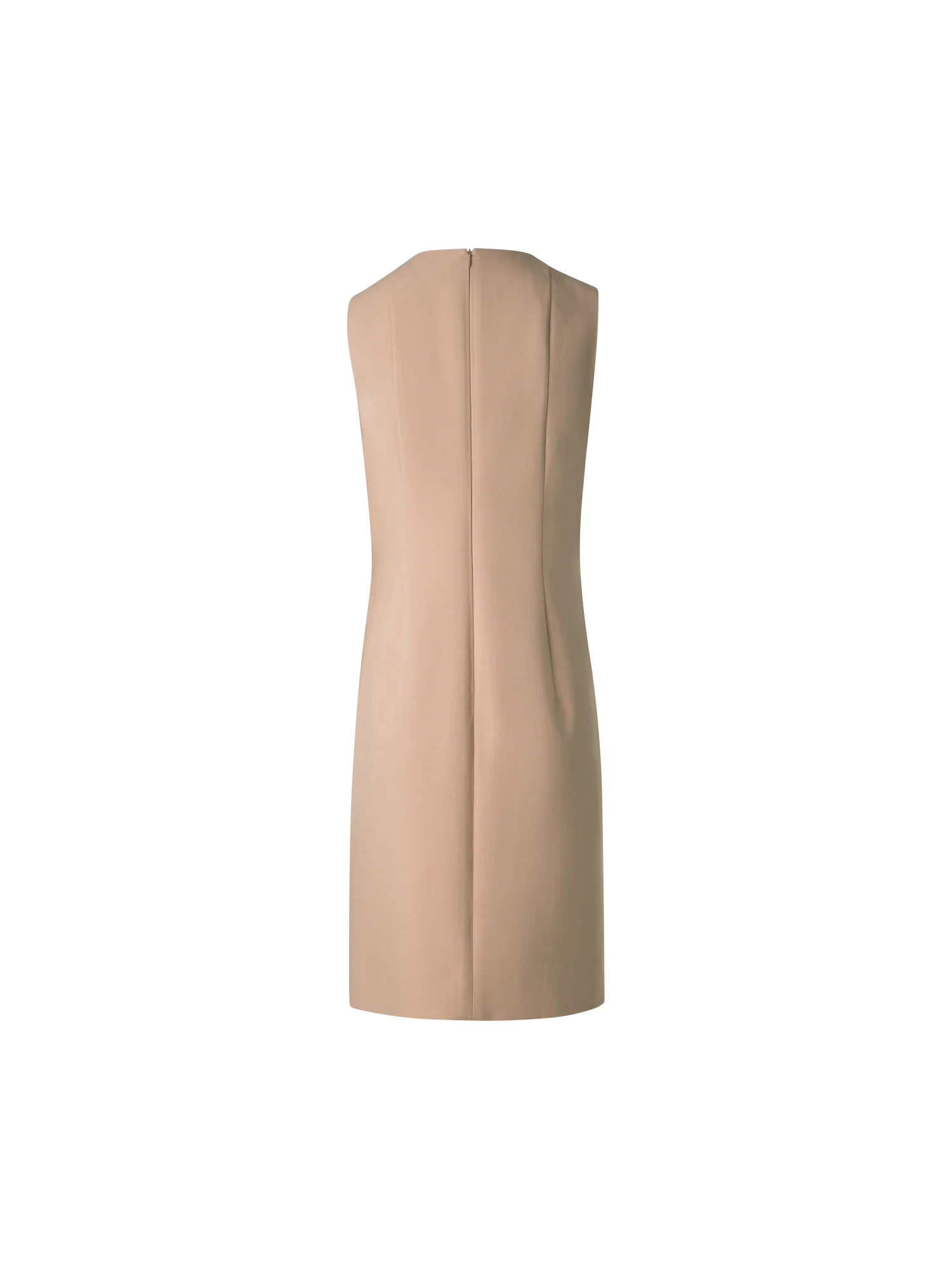 Sheath Dress in Cotton Silk Double-Face - Image 4