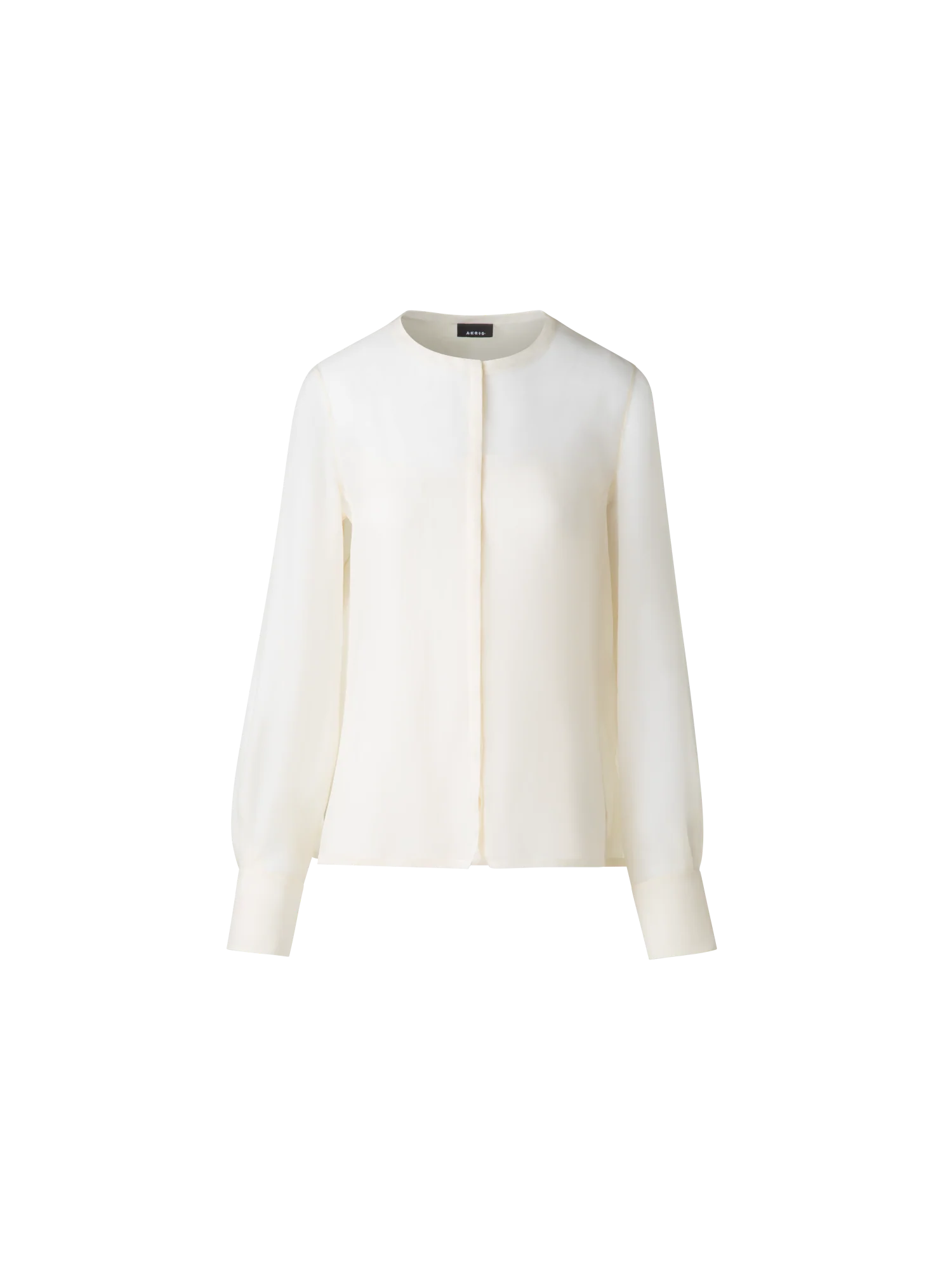 Sheer Silk Organza Blouse