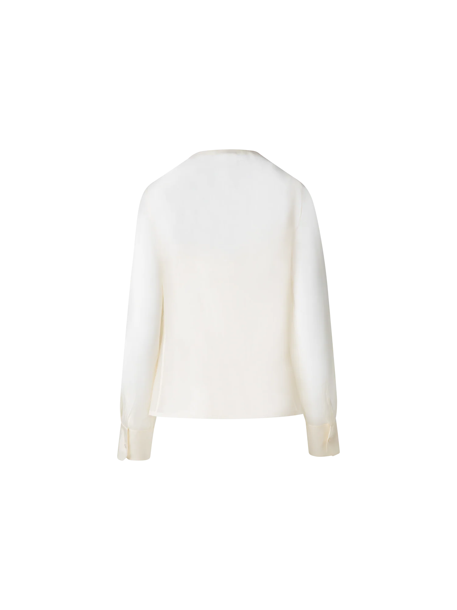 Sheer Silk Organza Blouse - Image 4