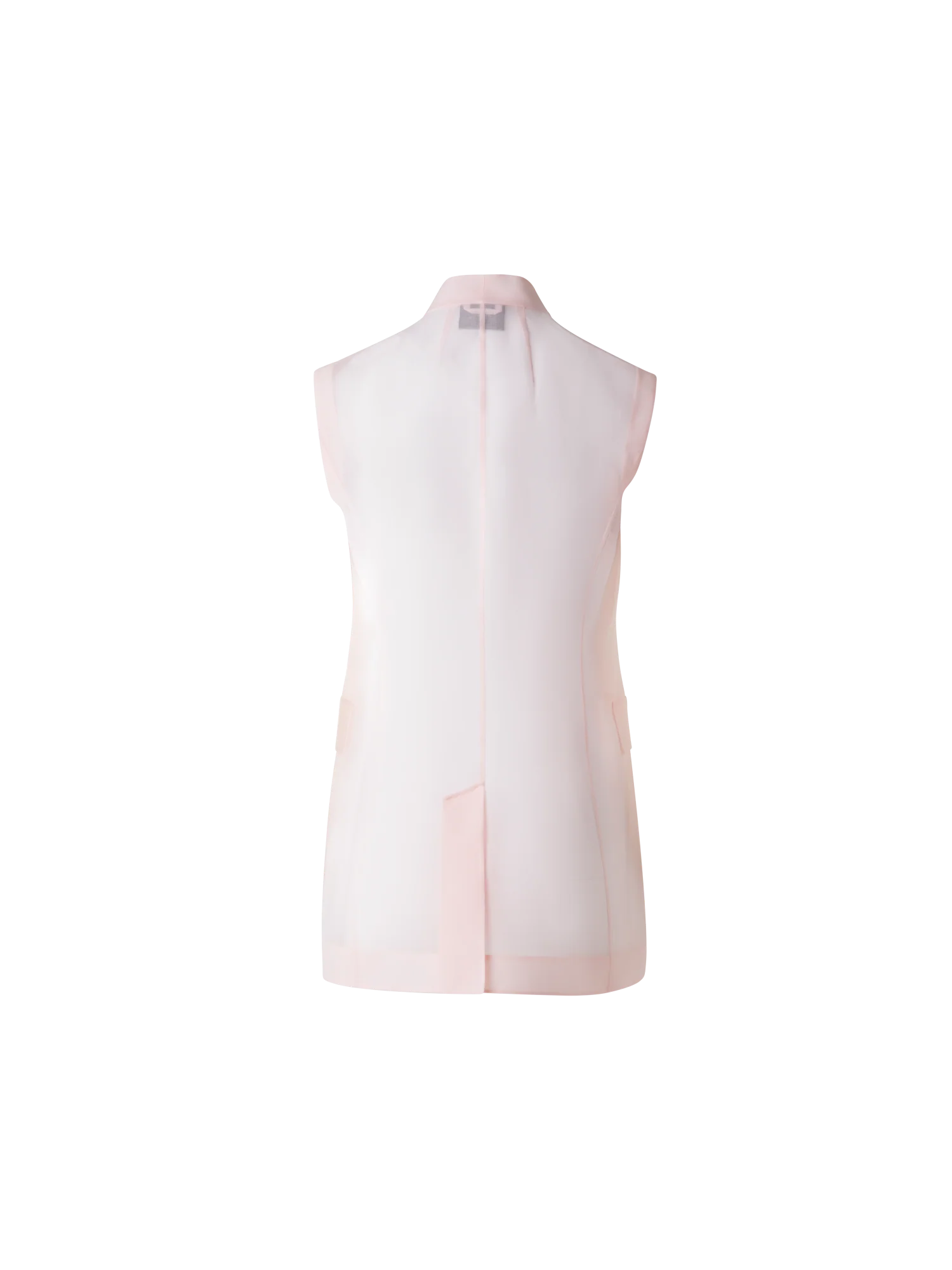 Sheer Silk Organza Gilet - Image 4