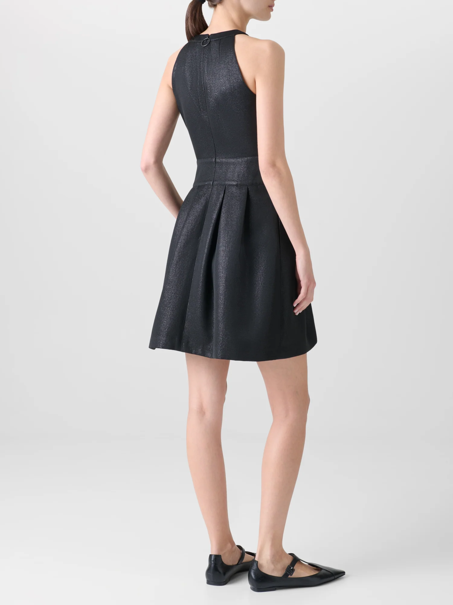 Shimmering Fit and Flare Cocktail Dress - Image 5