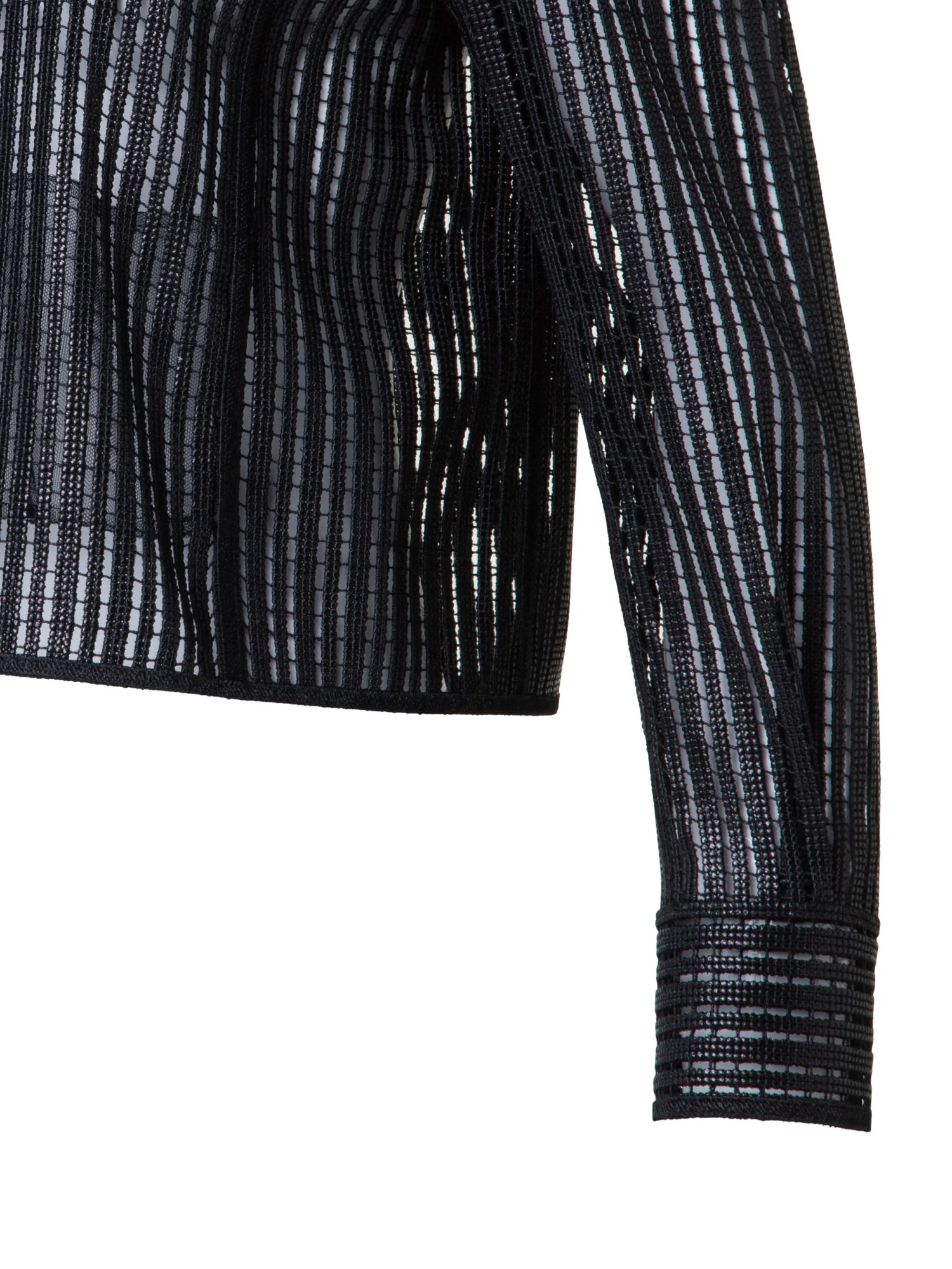 Shirt Jacket with Stripes Embroidery - Image 3