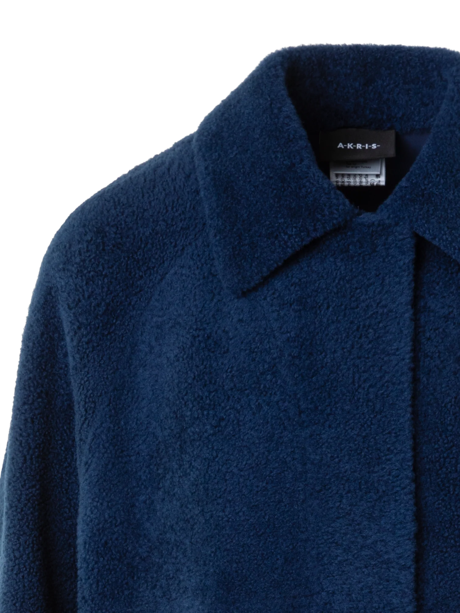 Short A-Line Shearling Jacket - Image 3