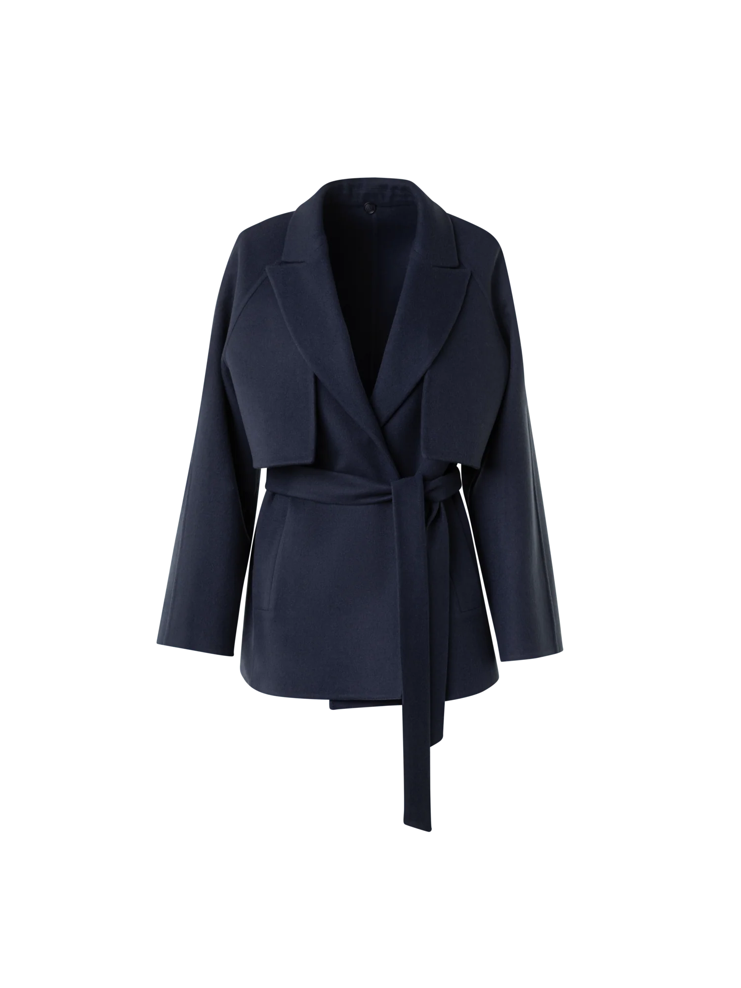 Short Duo Coat - Cashmere Vest and Bolero