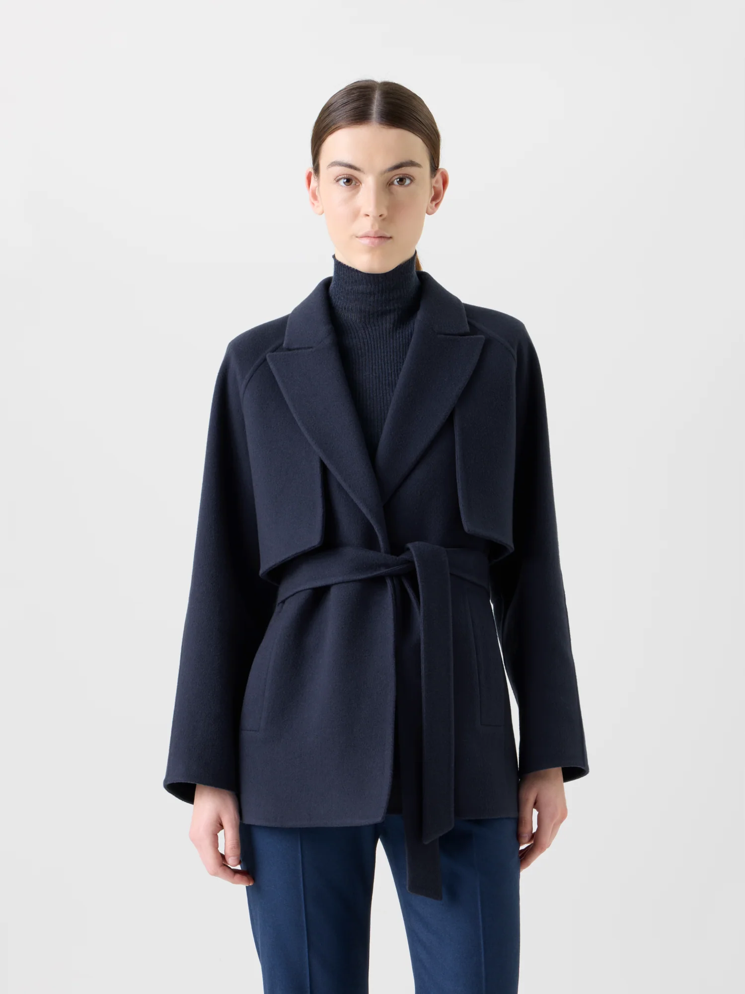 Short Duo Coat - Cashmere Vest and Bolero - Image 2