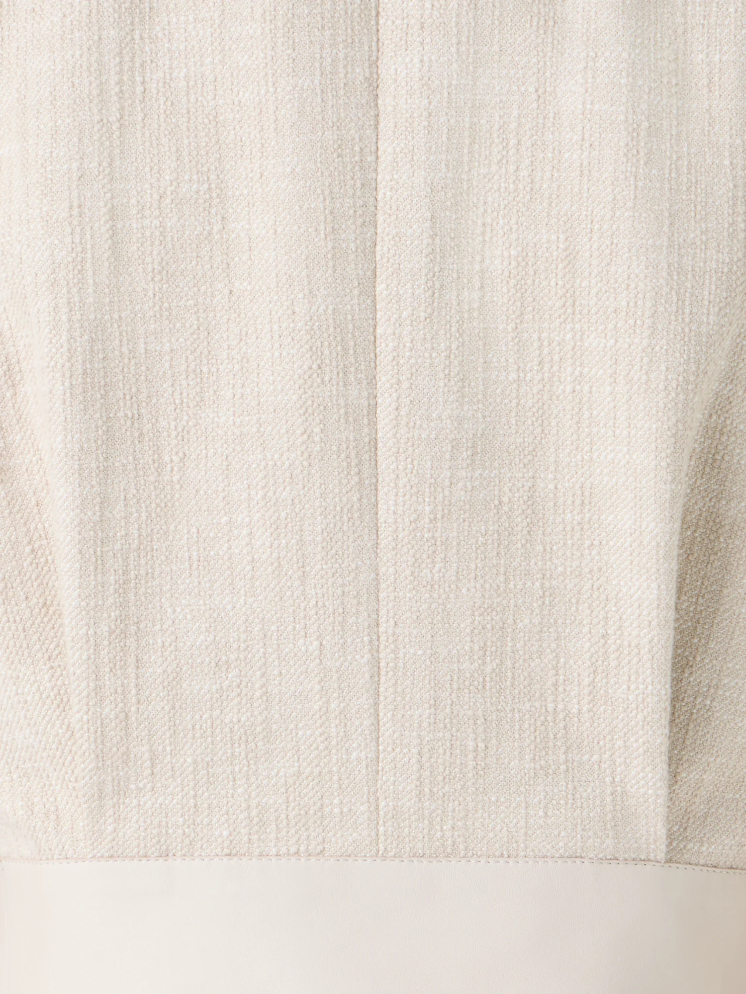 Short Jacket in Cotton Denim with Leather Trim - Image 6
