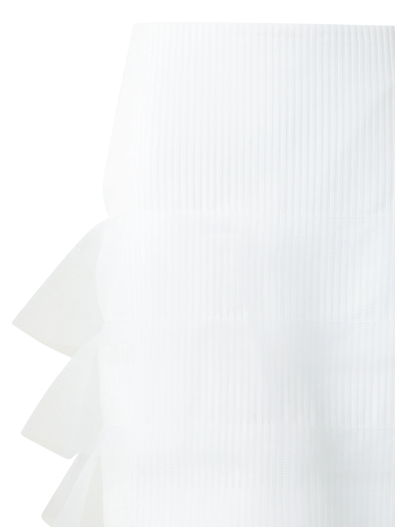 Short Pencil Skirt with Tulle Waves - Image 5