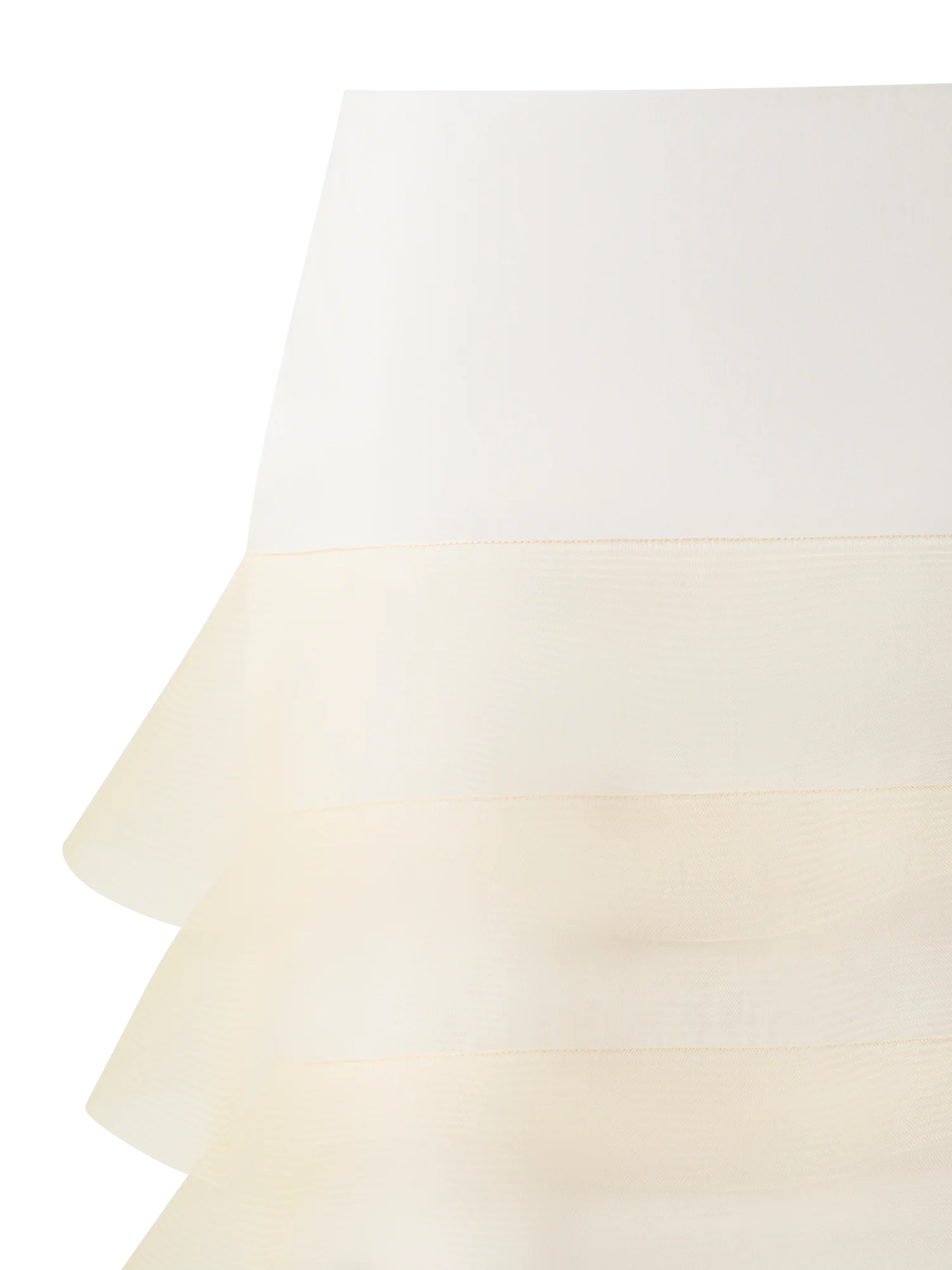 Short Pencil Skirt with Tulle Waves - Image 5