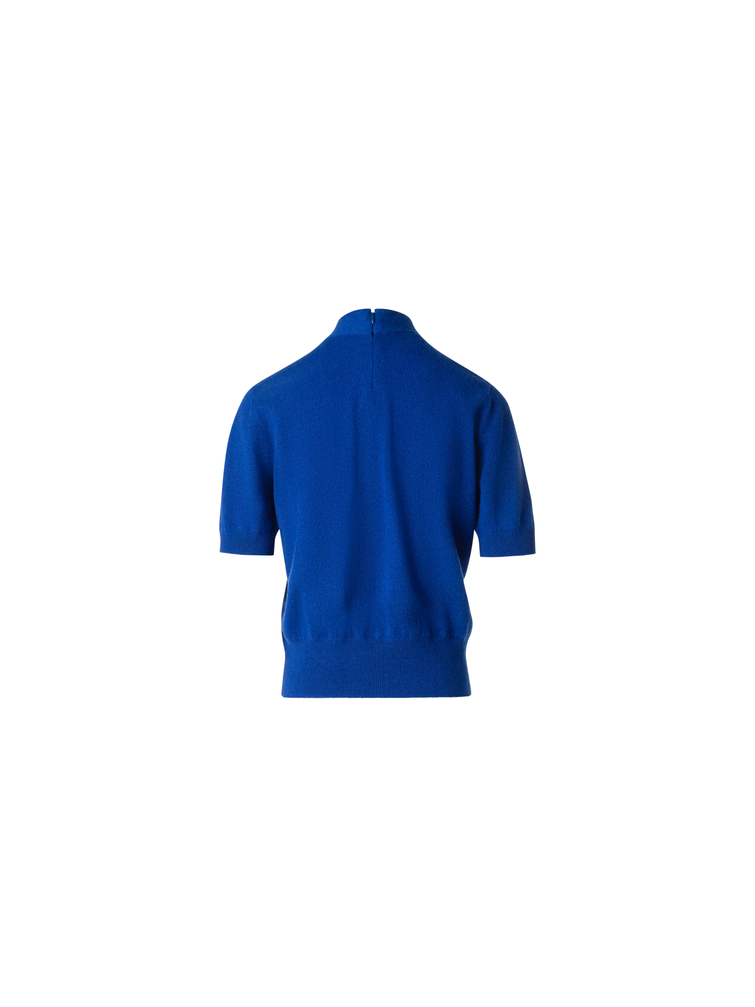 Short Sleeve Cashmere Sweater with Knot Detail - Image 7