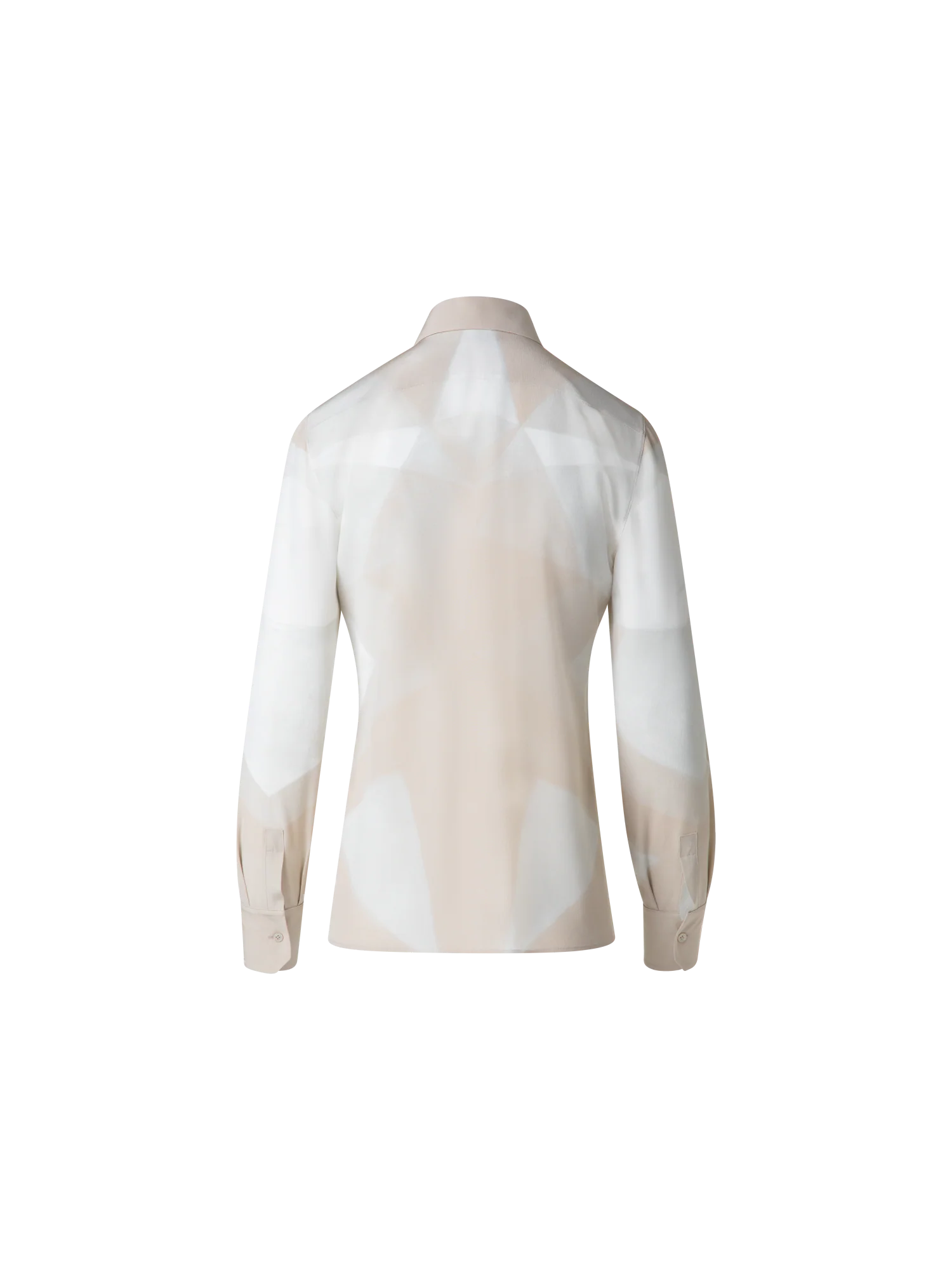 Silk Blouse with Chiaroscuro Print - Image 3