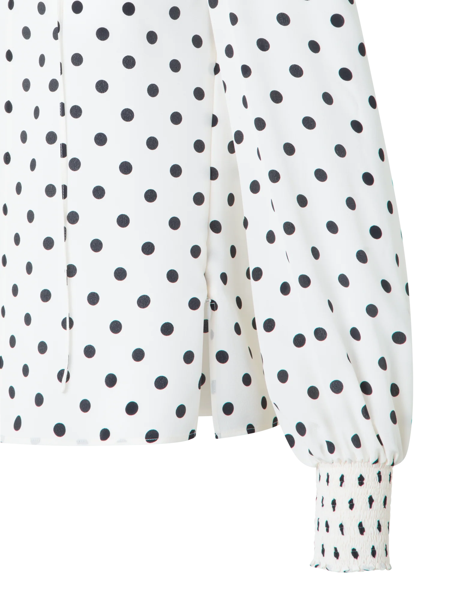Silk Boho Blouse with Polka Dots - Image 3