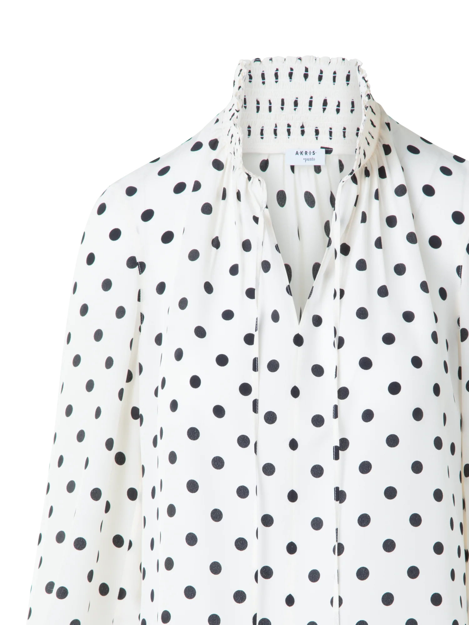 Silk Boho Blouse with Polka Dots - Image 5