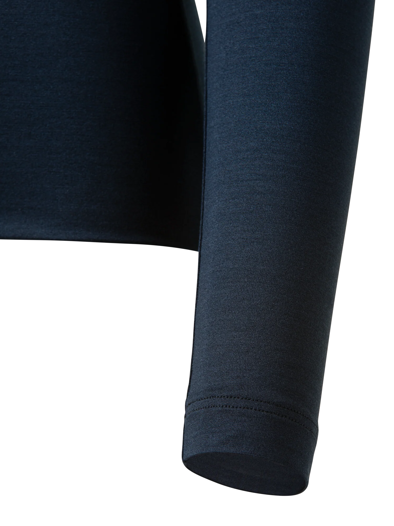 Silk Jersey Stretch Top with V-Neck - Image 2