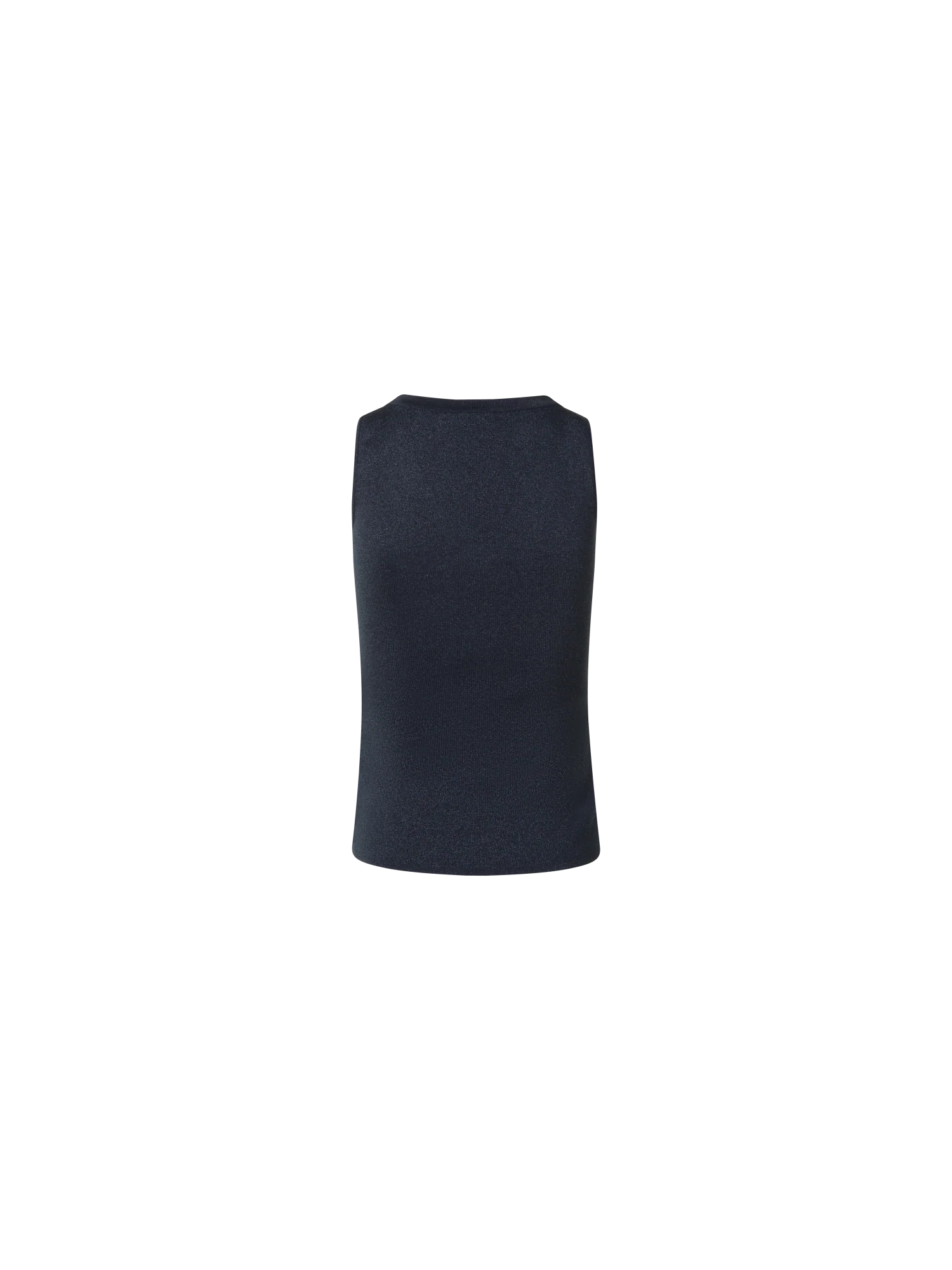 Silk Tank Top with Golden Lurex - Image 4